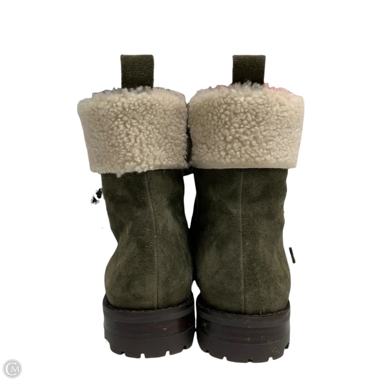 Boots Designer By Rebecca Minkoff In Green, Size: 8.5