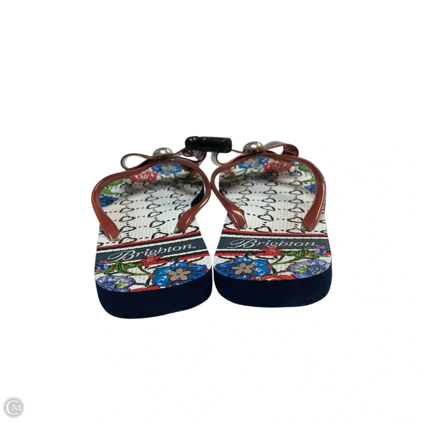 Sandals Designer By Brighton In Blue & Red & White, Size: 7