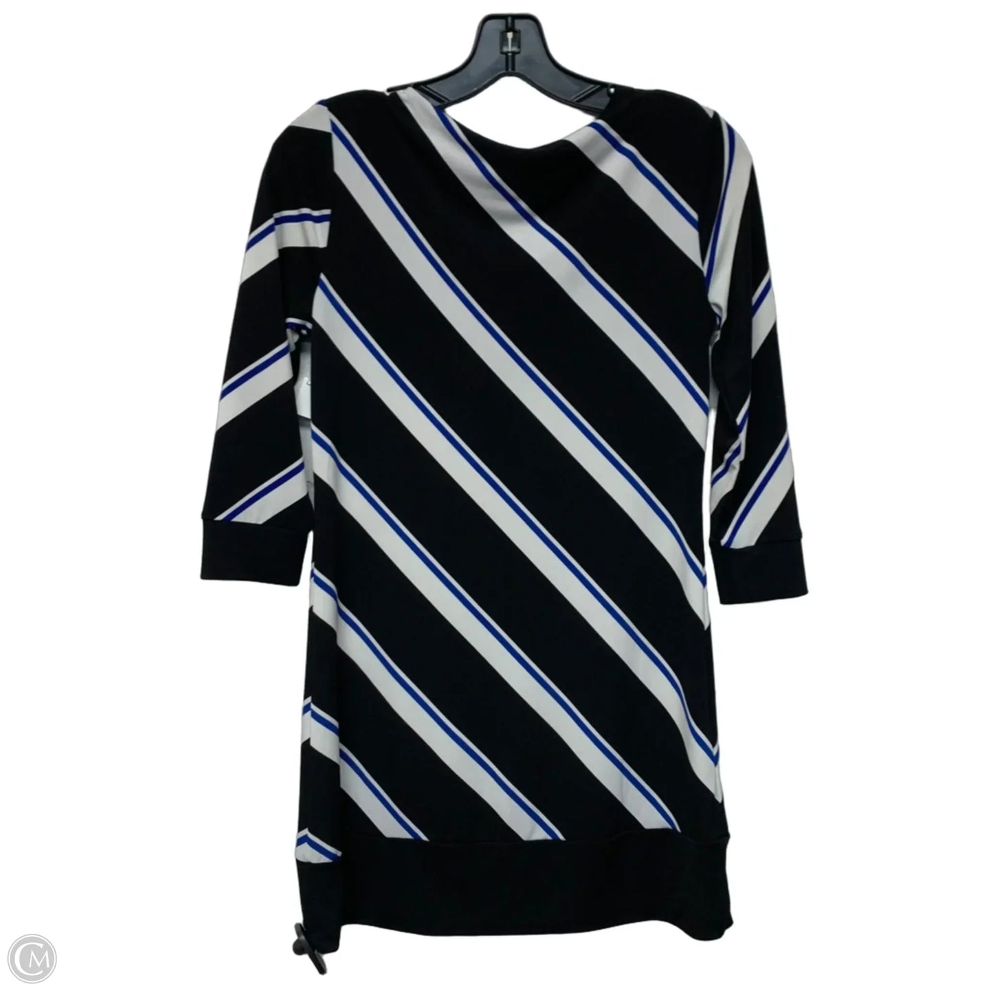 Dress Casual Short By White House Black Market In Black & Blue, Size: Xxs
