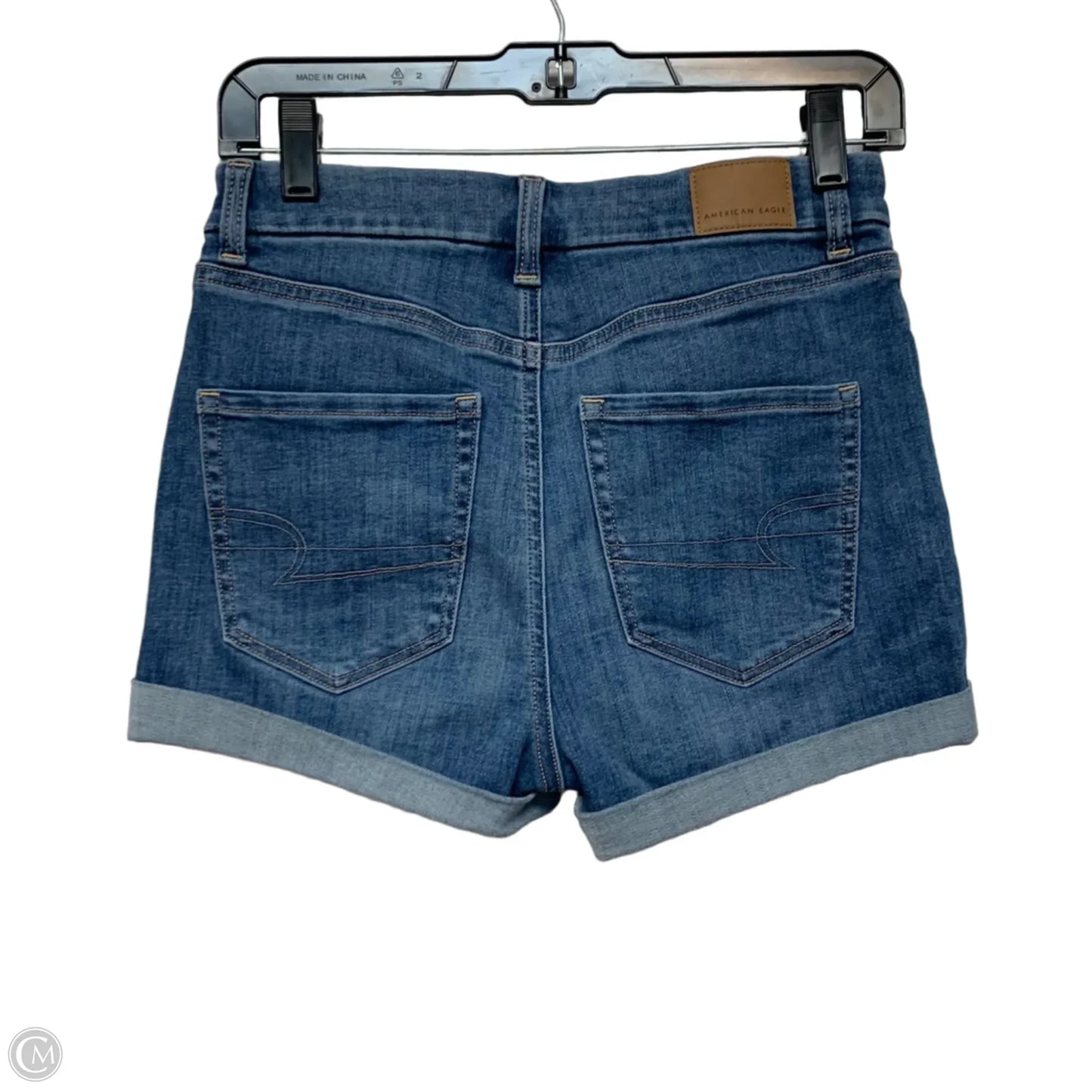 Shorts By American Eagle In Blue Denim, Size: 2