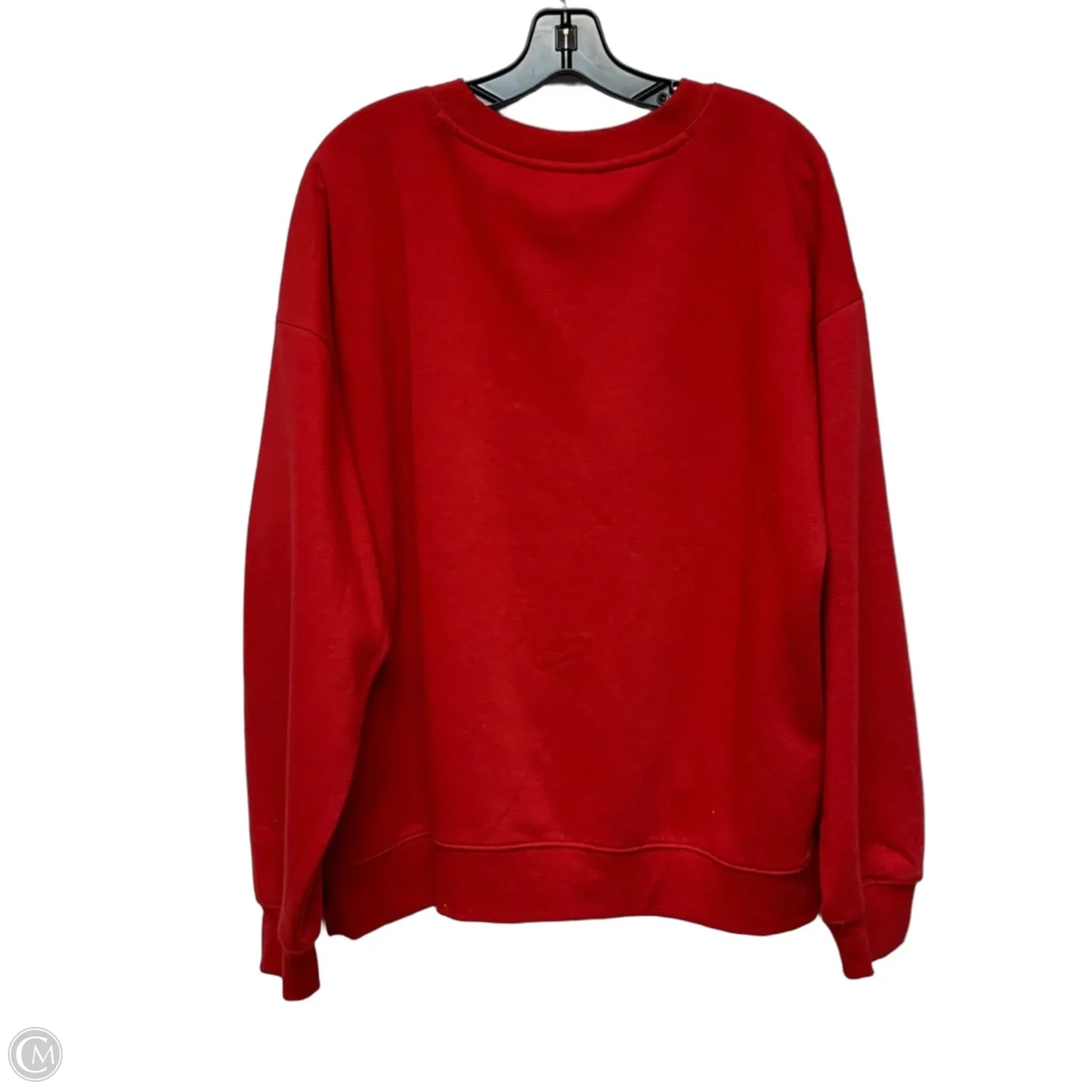 Sweatshirt Crewneck By Maeve In Red, Size: 1x