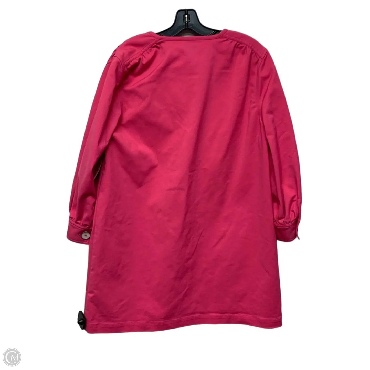Coat Trench Coat By Tucker In Pink, Size: M