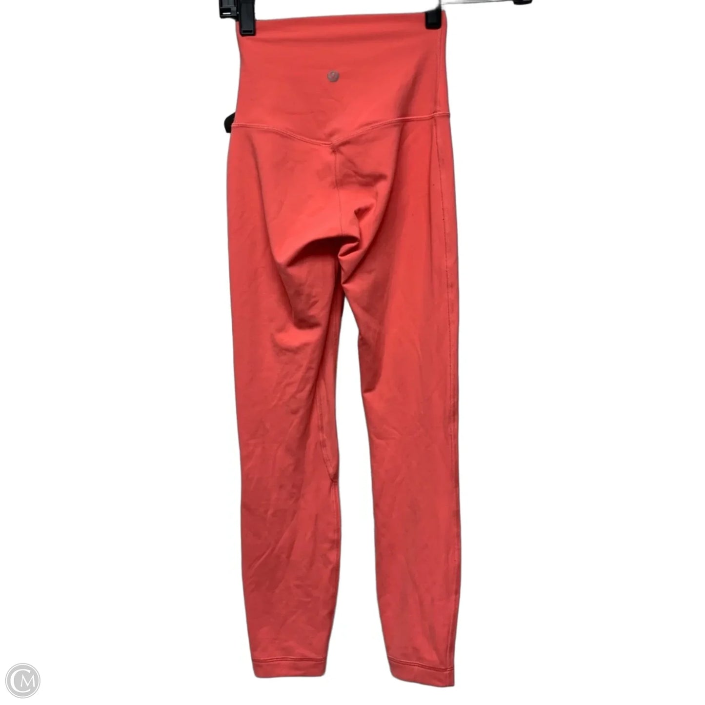 Athletic Leggings By Lululemon In Orange, Size: Xs