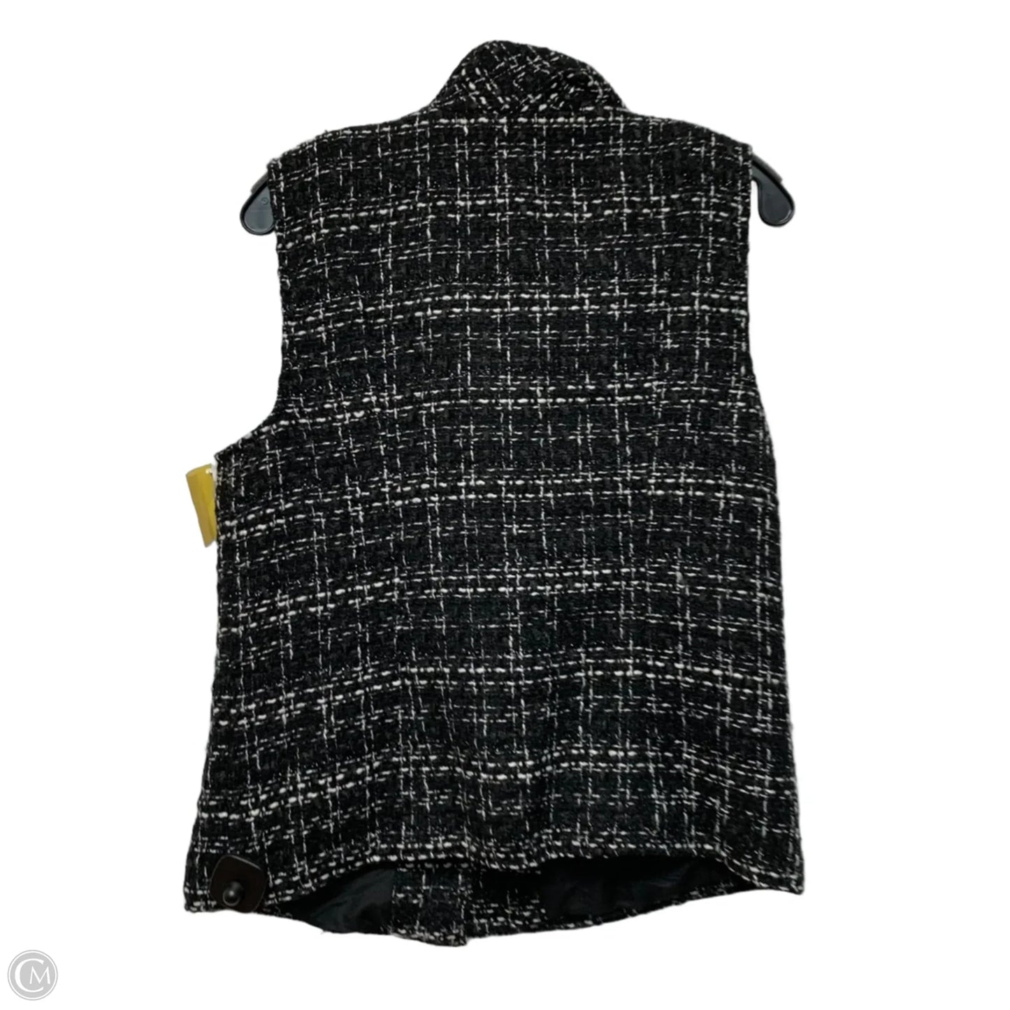 Vest Other By Loft In Black & White, Size: M