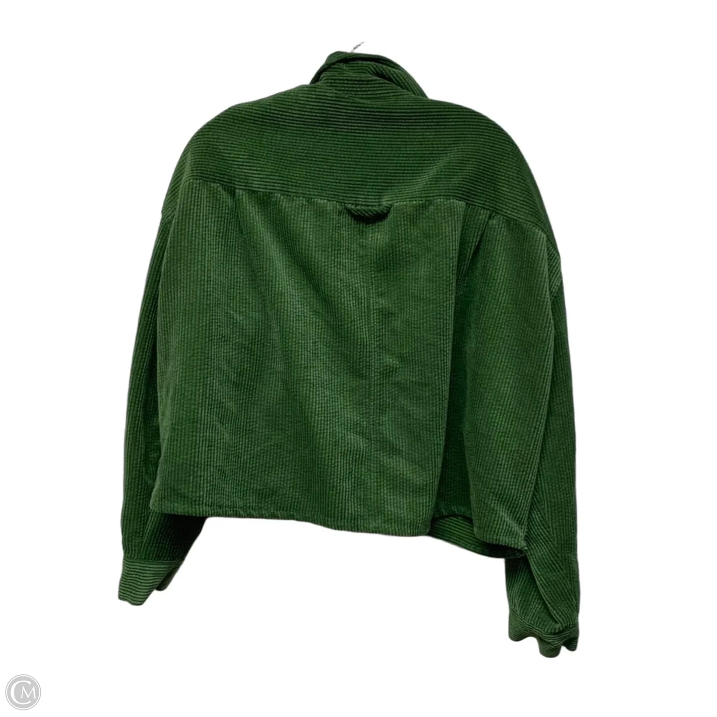 Jacket Shirt By Bdg In Green, Size: M