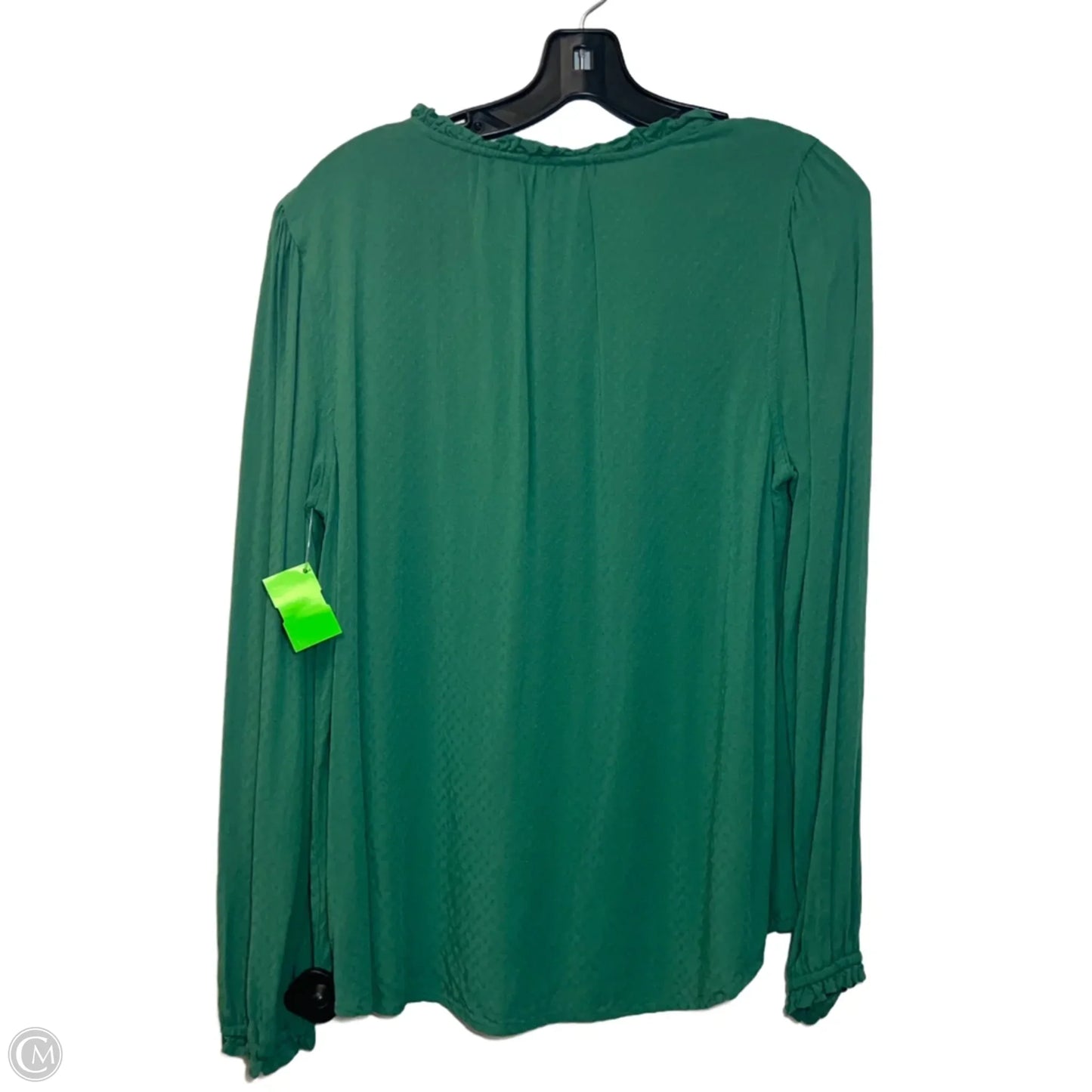 Top Long Sleeve By Croft And Barrow In Green, Size: S
