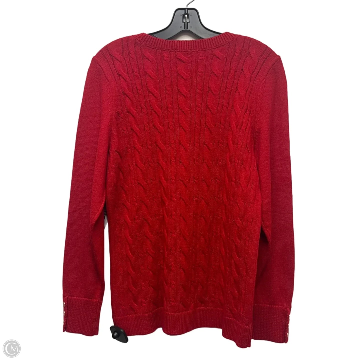 Sweater By Talbots In Red, Size: Lp