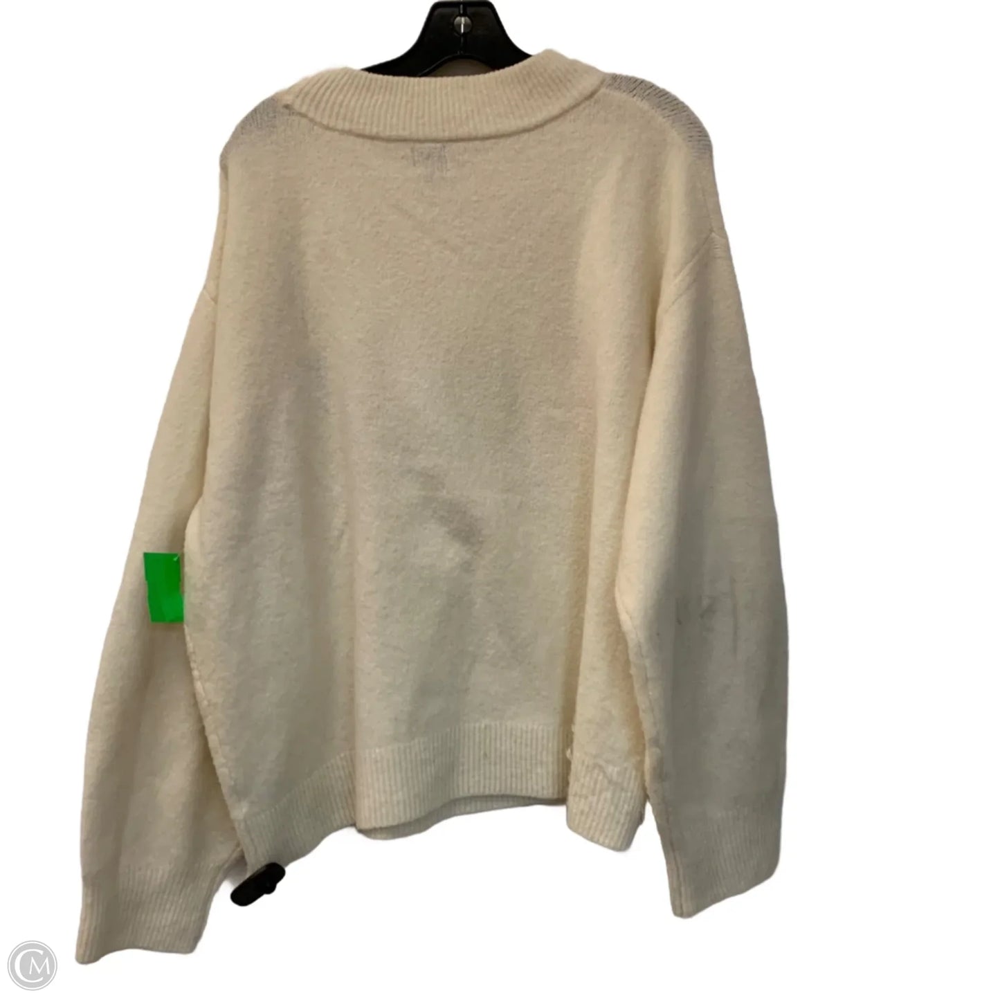 Sweater By A New Day In Cream, Size: 1x