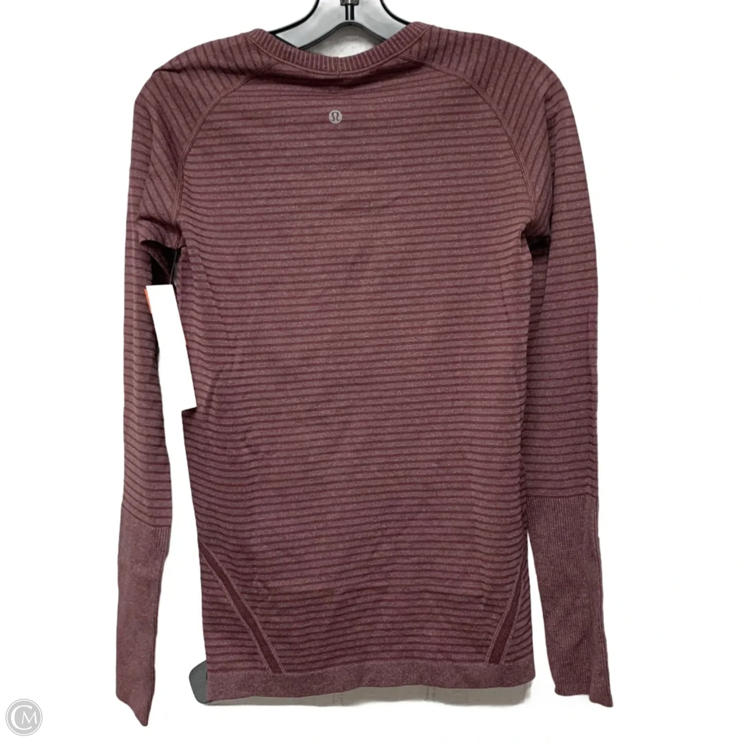 Athletic Top Long Sleeve Crewneck By Lululemon In Red, Size: M