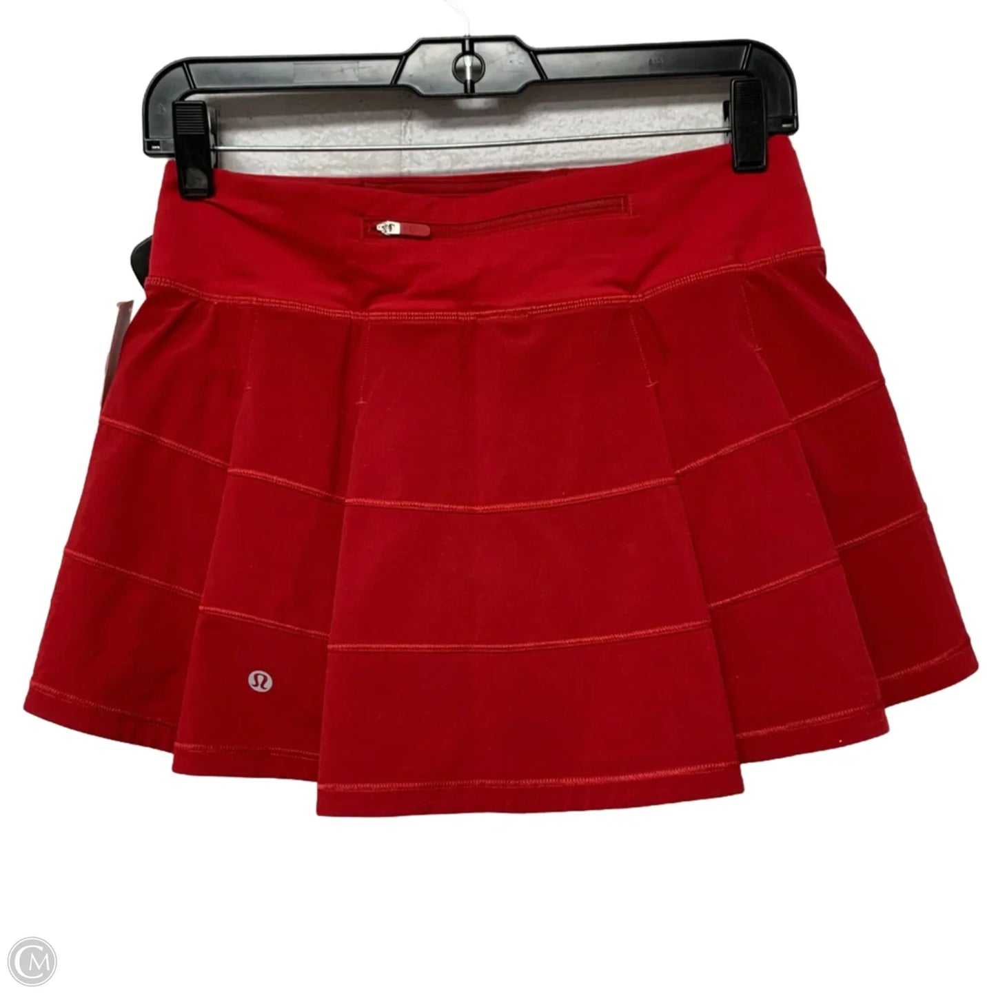 Athletic Skort By Lululemon In Red, Size: S