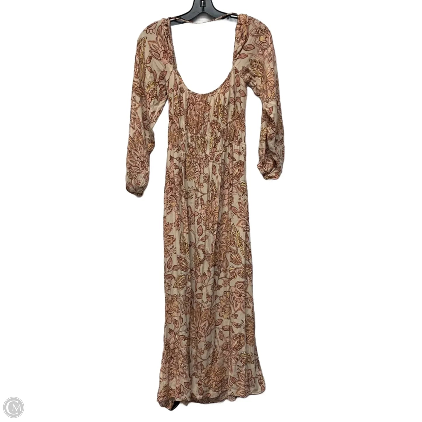Dress Casual Maxi By Fourteenth Place In Pink & Yellow, Size: M