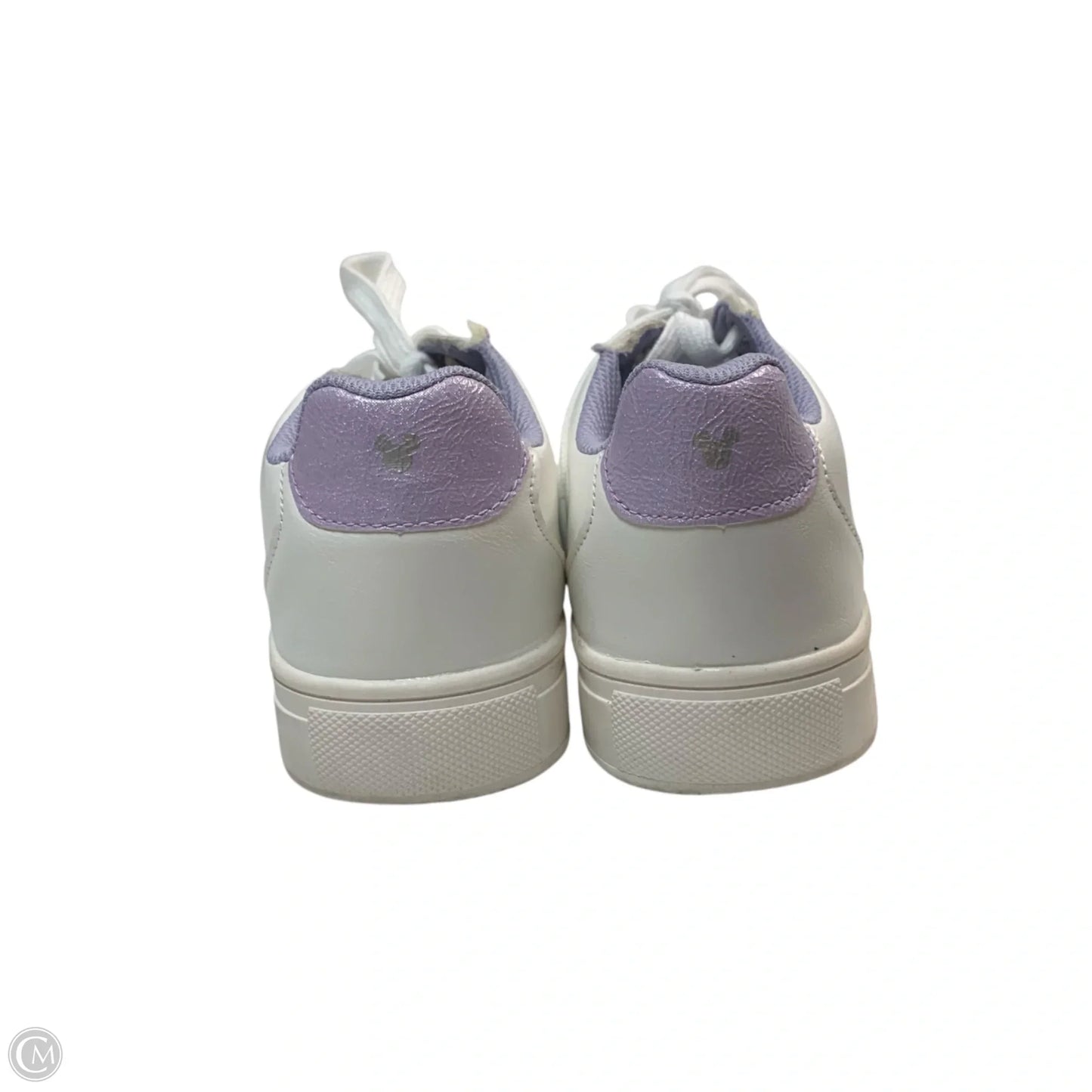 Shoes Sneakers By Disney In Purple & White, Size: 8