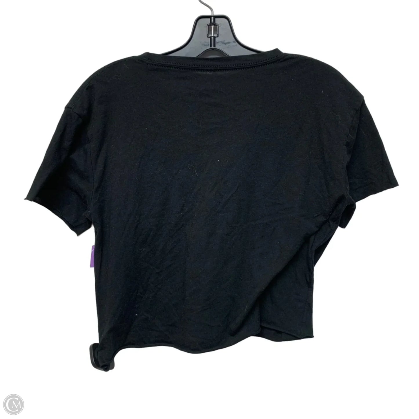 Top Short Sleeve By Frontline Apparel In Black & Yellow, Size: M