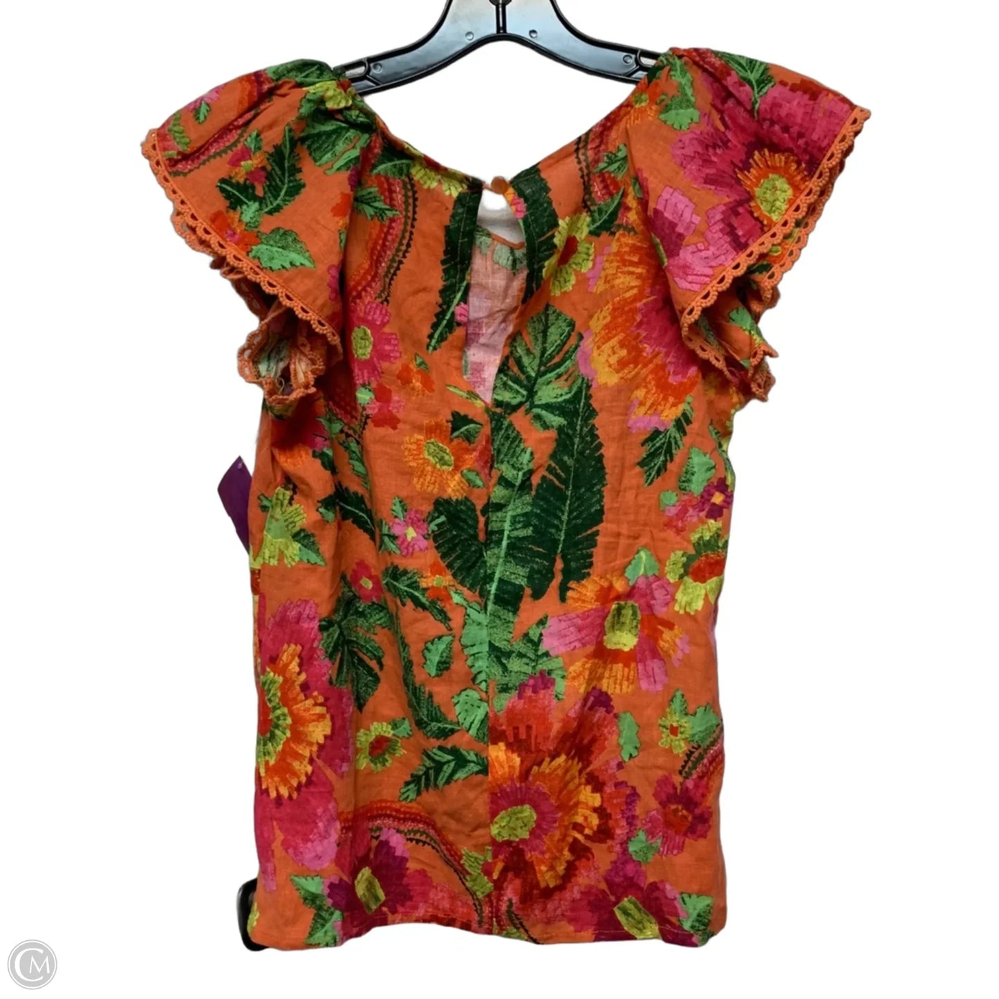 Top Short Sleeve By Cynthia Rowley In Orange, Size: Xs