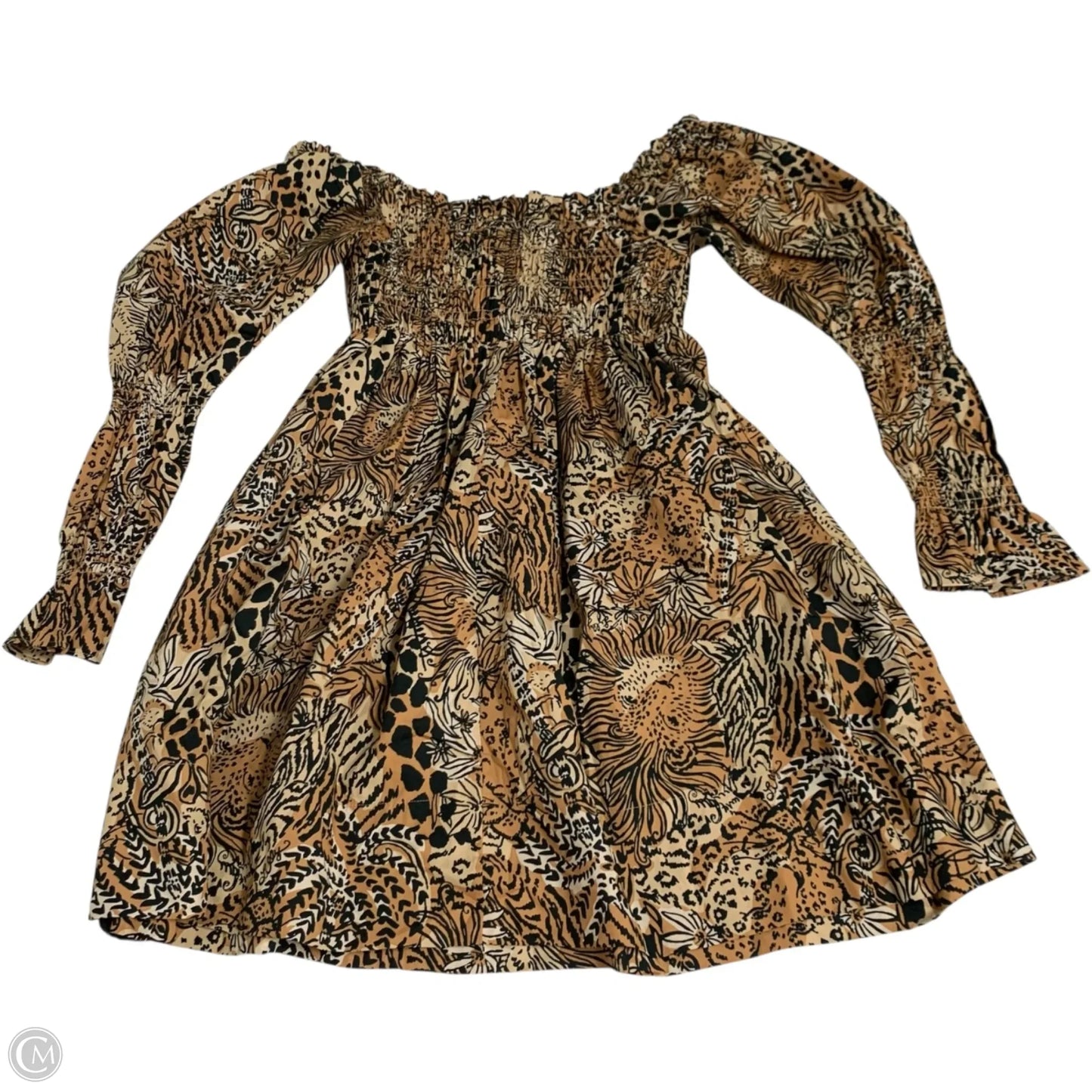 Dress Designer By Lilly Pulitzer In Animal Print, Size: S