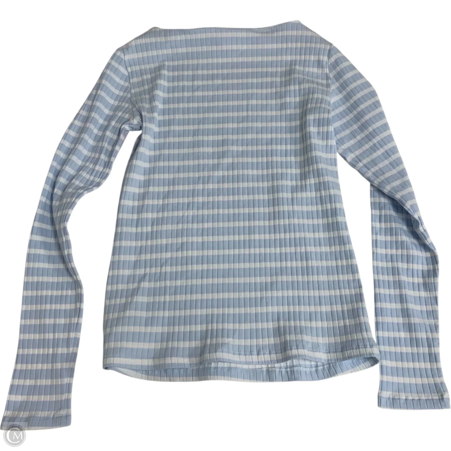 Top Long Sleeve By Sanctuary In Blue & White, Size: M