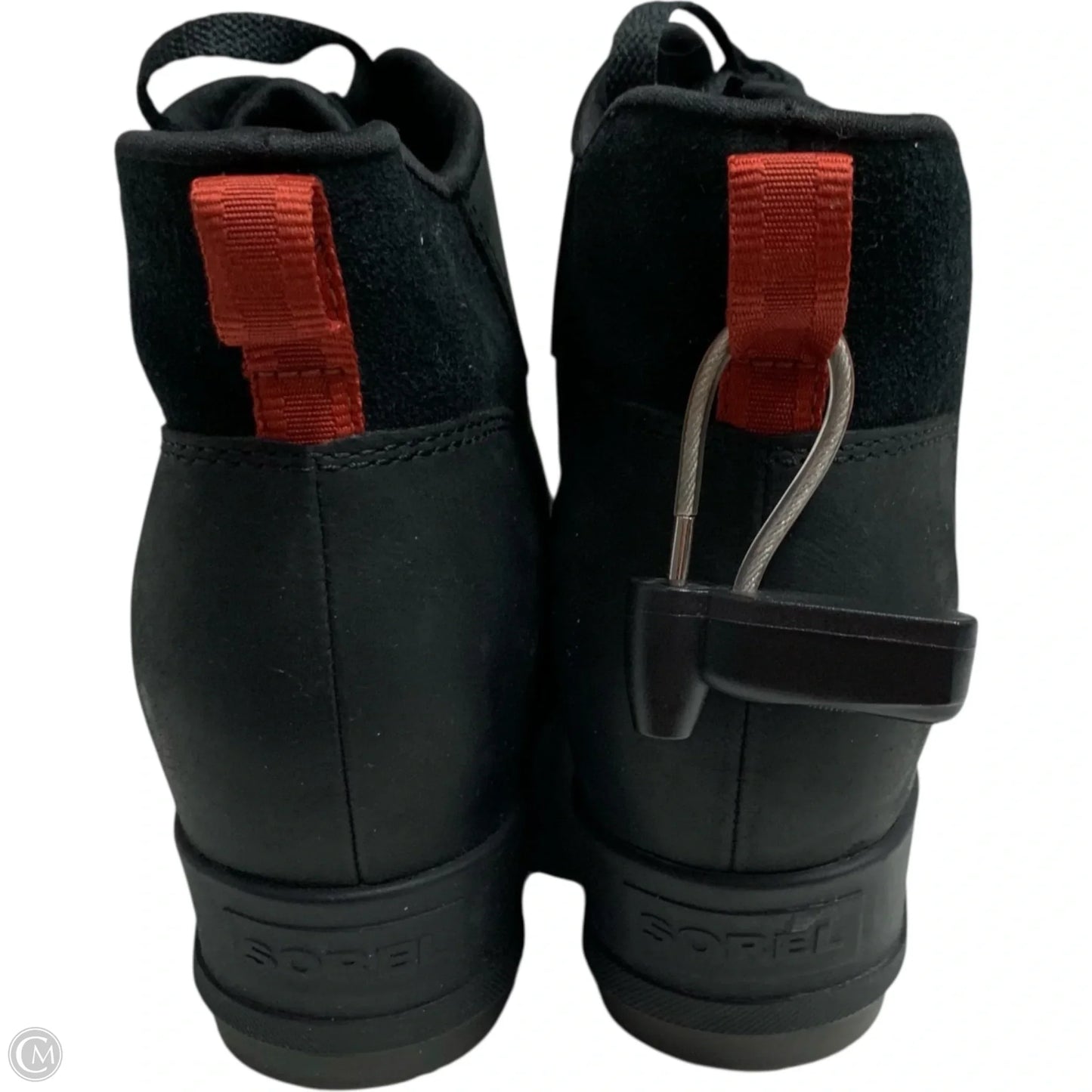 Boots Ankle Heels By Sorel In Black, Size: 7.5