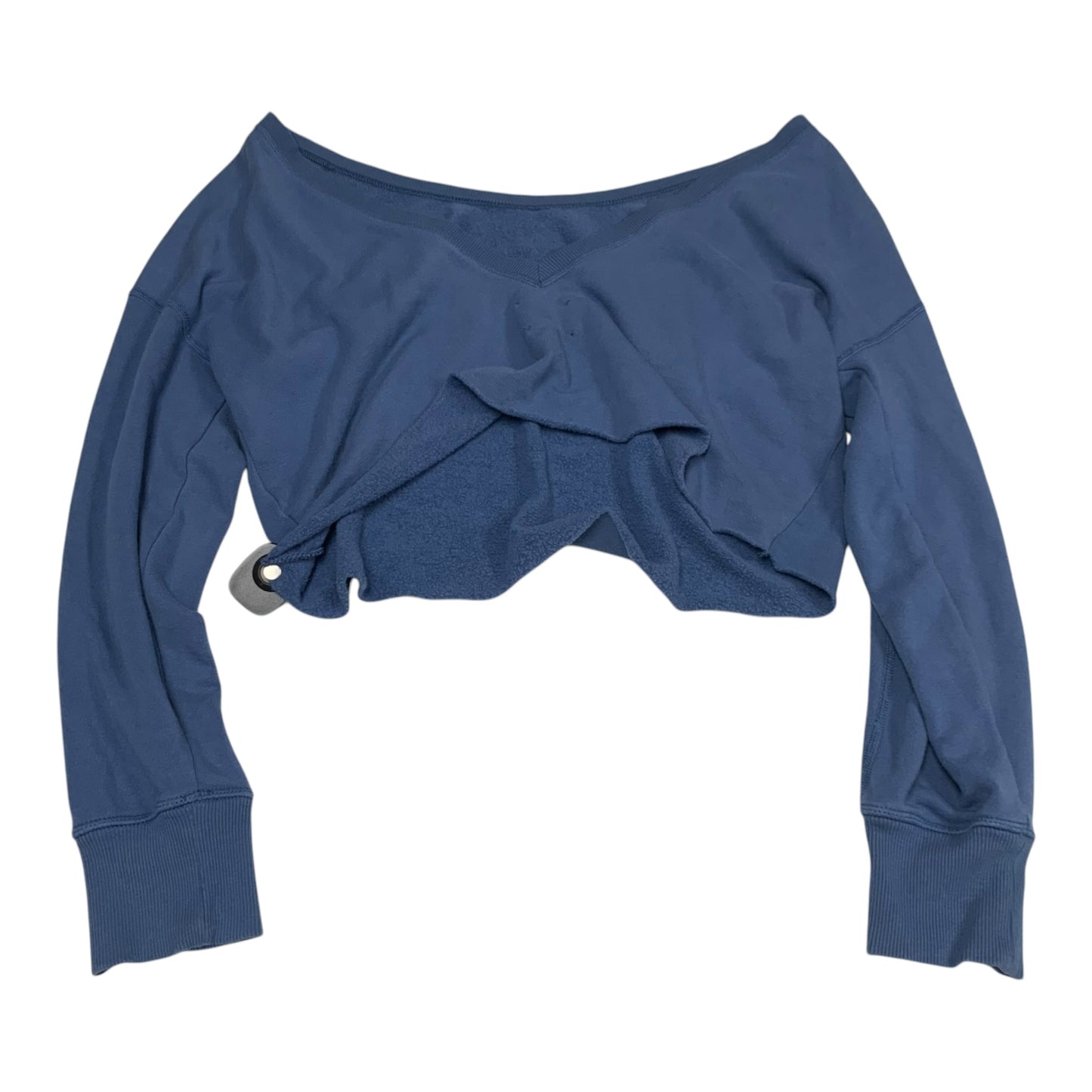 Top Long Sleeve By Aerie In Blue, Size: L