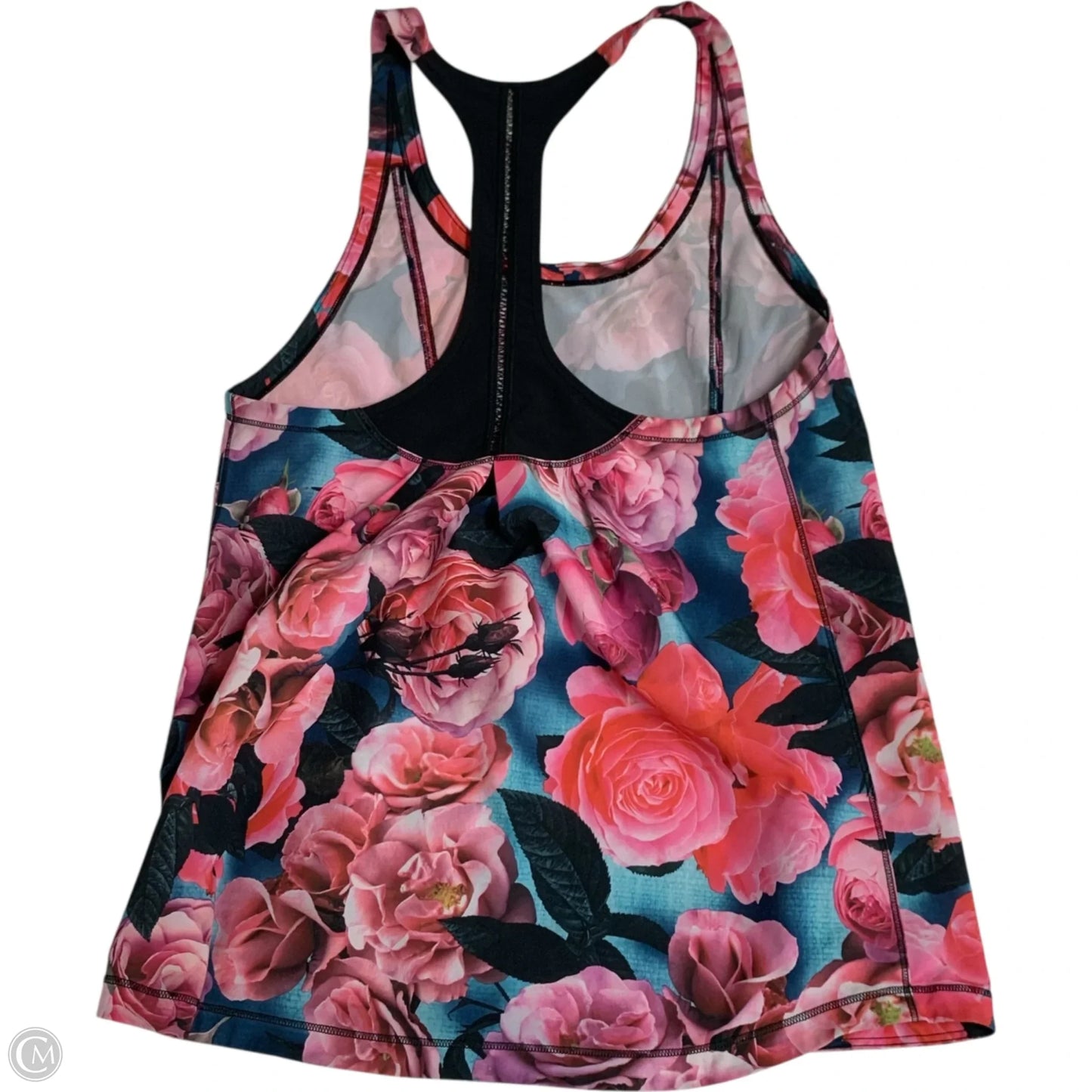 Athletic Tank Top By Lululemon In Floral Print, Size: S
