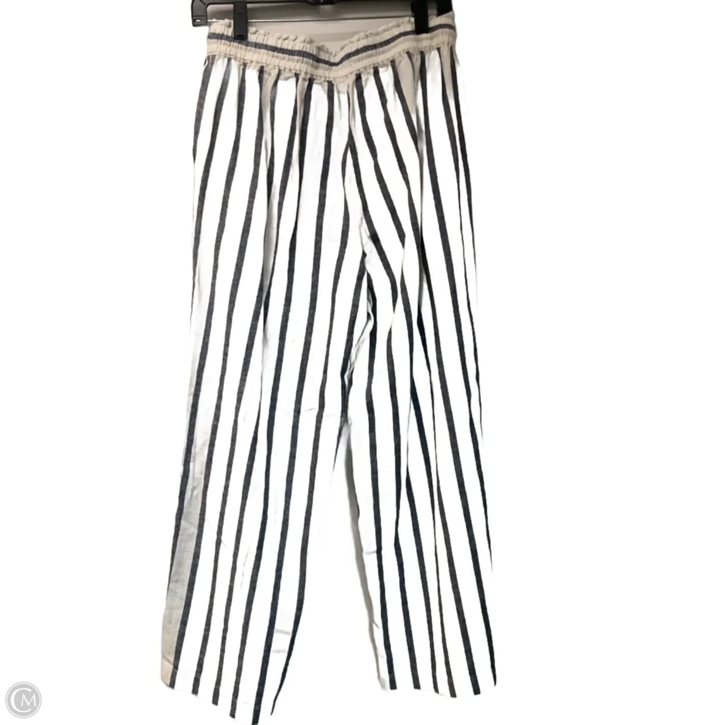 Pants Linen By J. Crew In Blue & White, Size: S