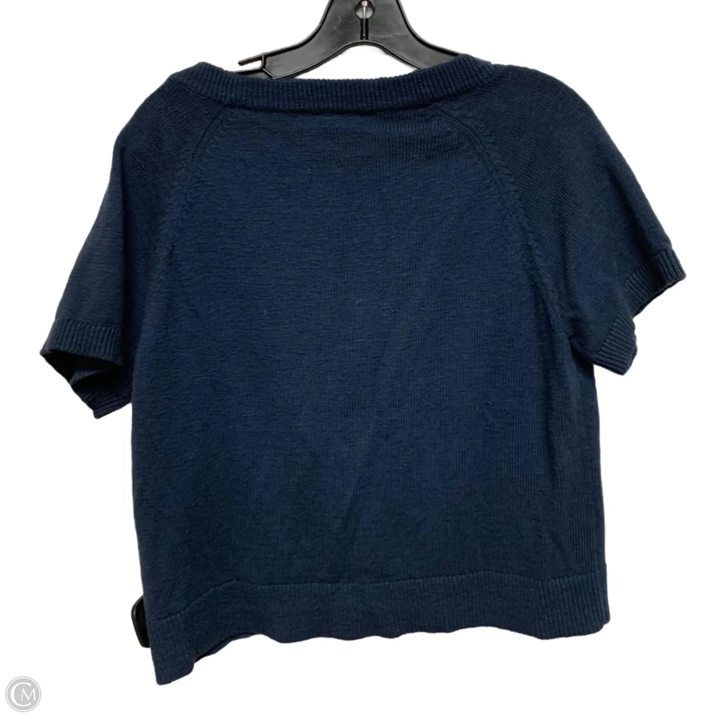 Sweater Short Sleeve By Madewell In Blue, Size: M