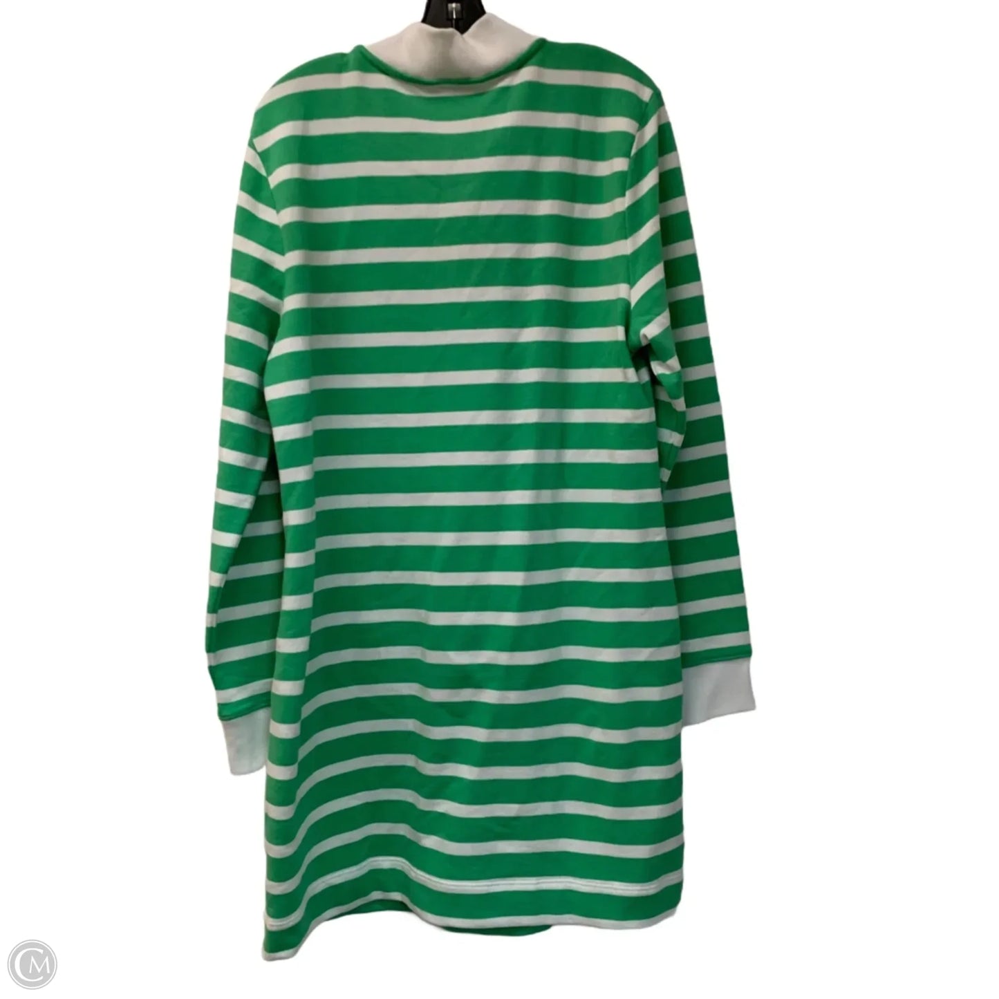 Dress Designer By Lilly Pulitzer In Green & White, Size: Xl