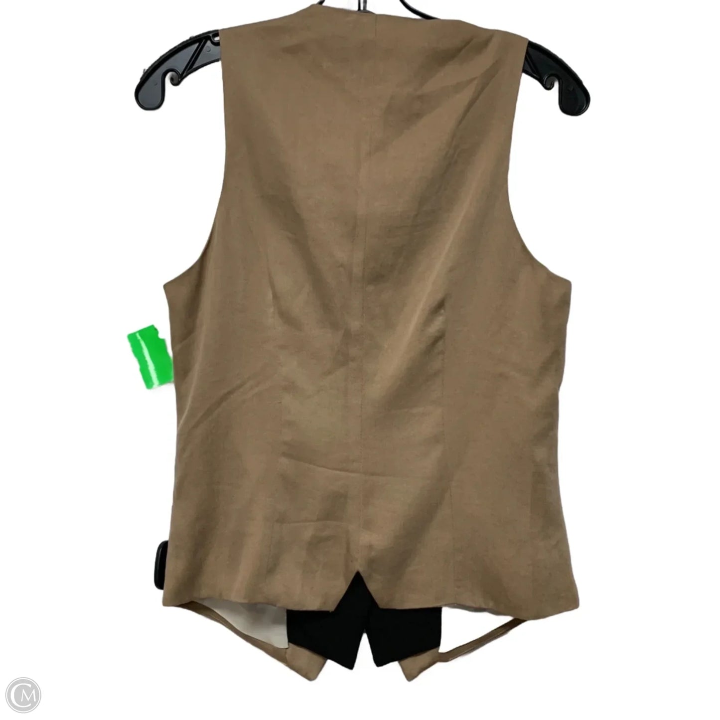 Vest Other By Karen Kane In Black & Tan, Size: Xs