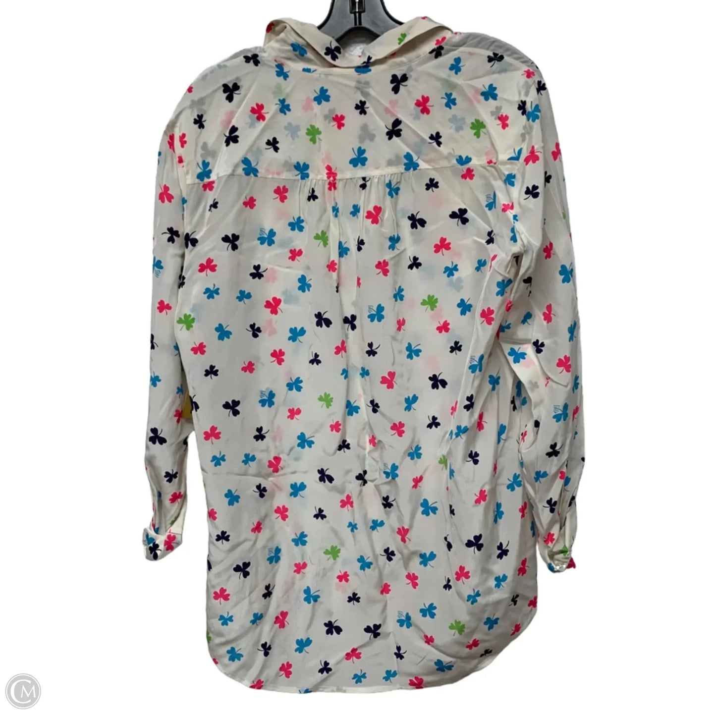 Top Long Sleeve Designer By Lilly Pulitzer In Cream, Size: L