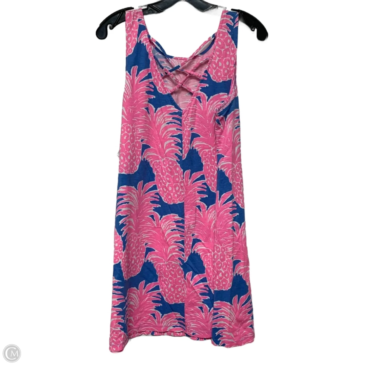 Dress Designer By Lilly Pulitzer In Blue & Pink, Size: L