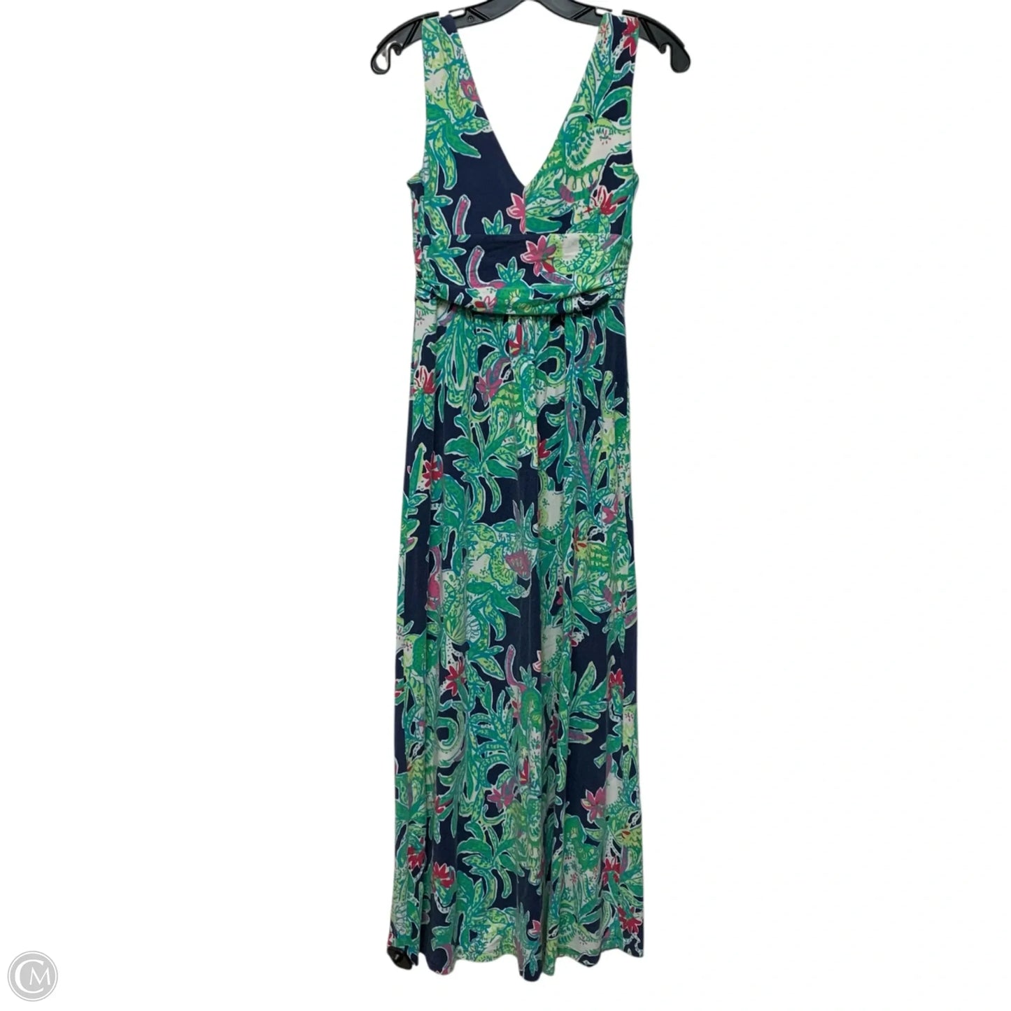 Dress Designer By Lilly Pulitzer In Blue & Green, Size: S