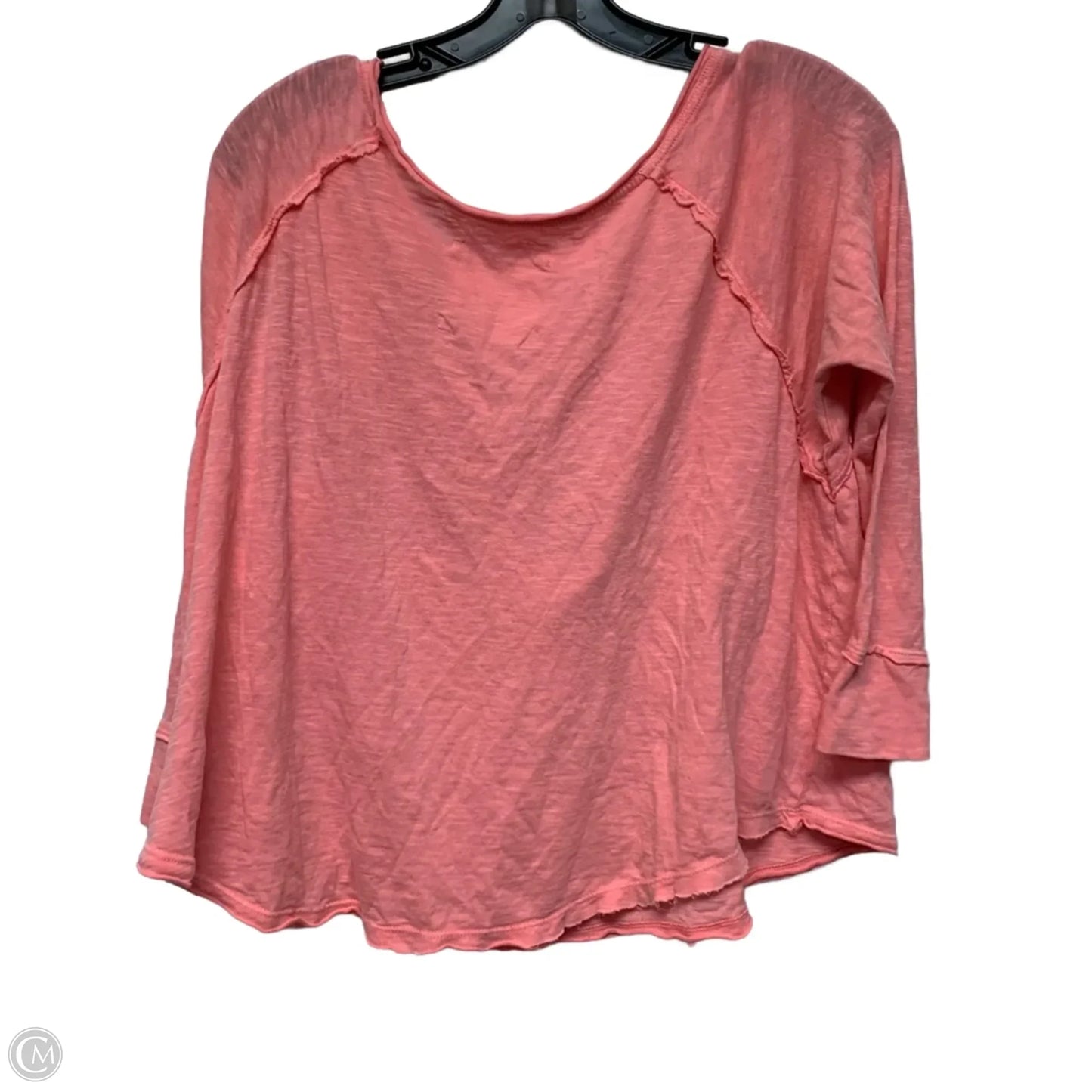 Top 3/4 Sleeve By We The Free In Pink, Size: M