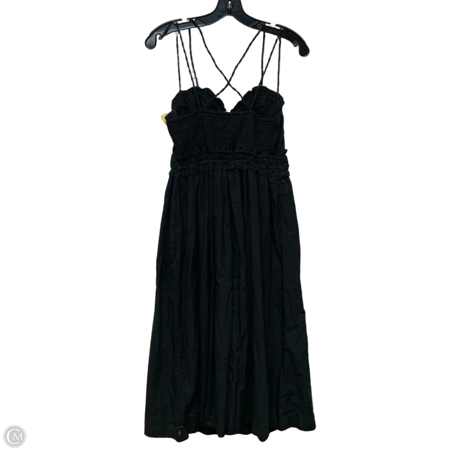 Dress Casual Midi By Anthropologie In Black, Size: Xs