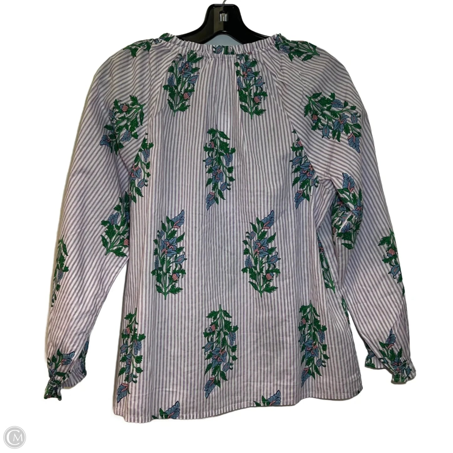 Top Long Sleeve By J. Crew In Purple, Size: S