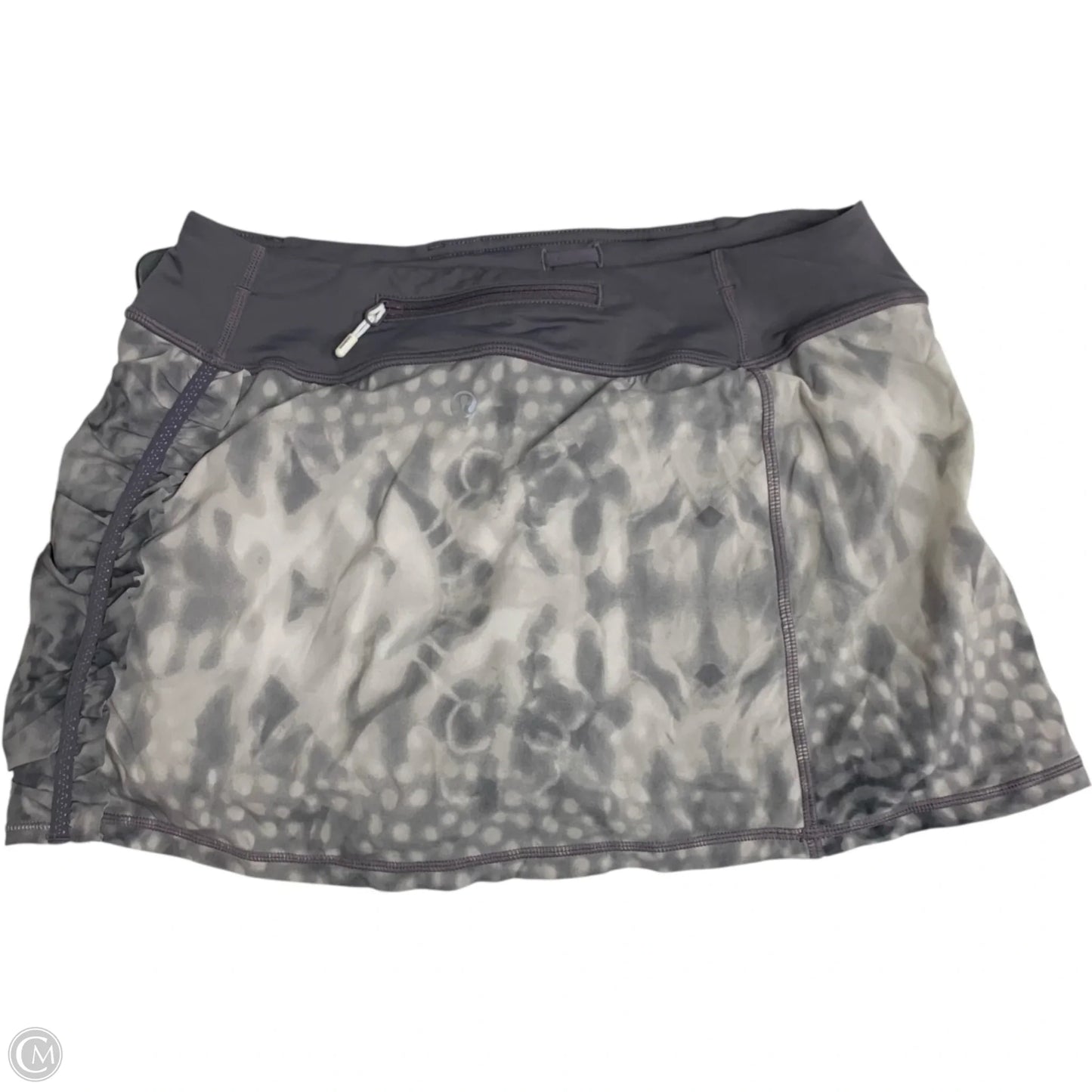 Athletic Skort By Lululemon In Grey, Size: S