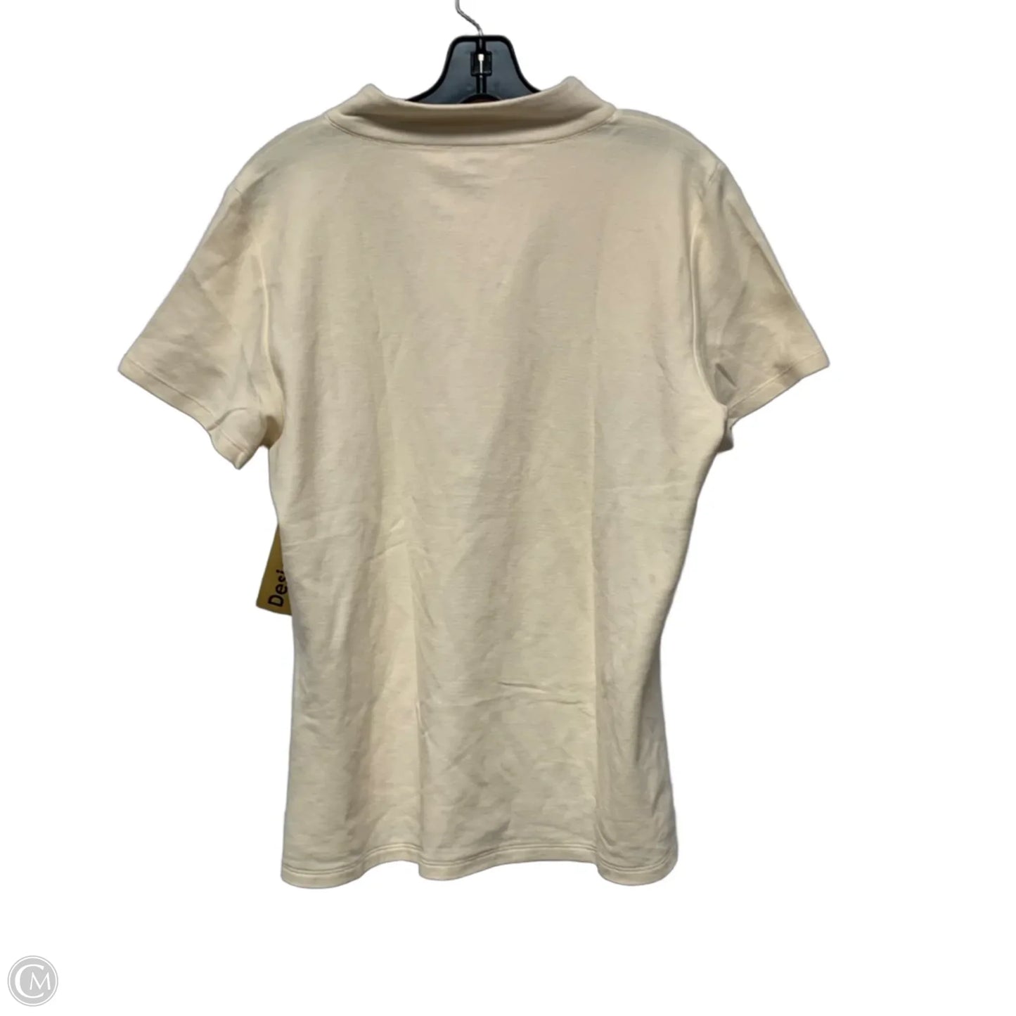 Top Short Sleeve Designer By Spartina In Cream, Size: Xl