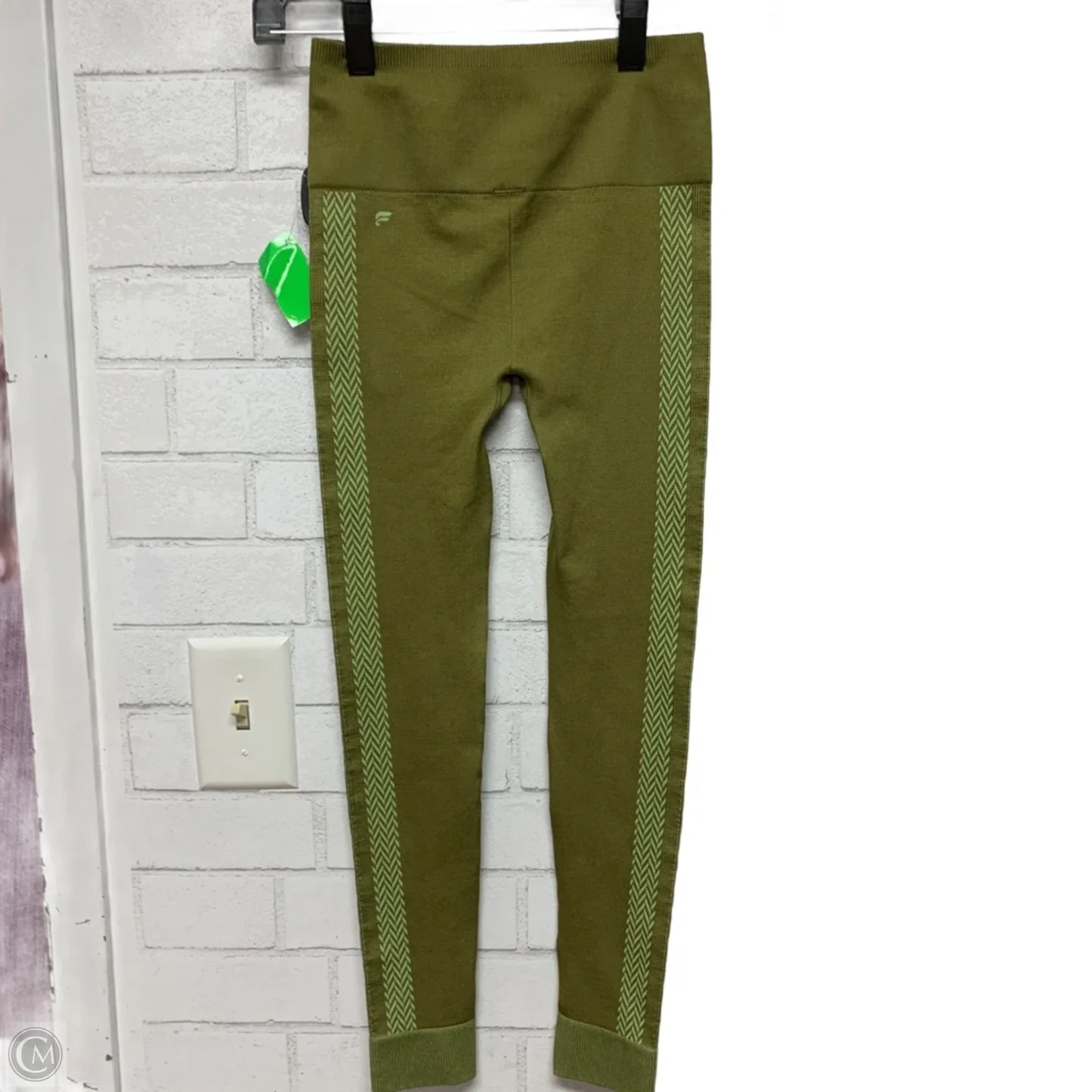 Athletic Leggings By Fabletics In Green, Size: Xs