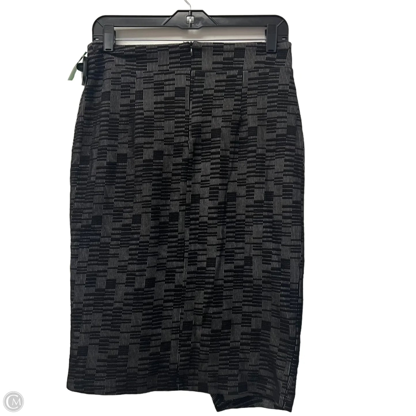 Skirt Midi By Maeve In Black & Grey, Size: S