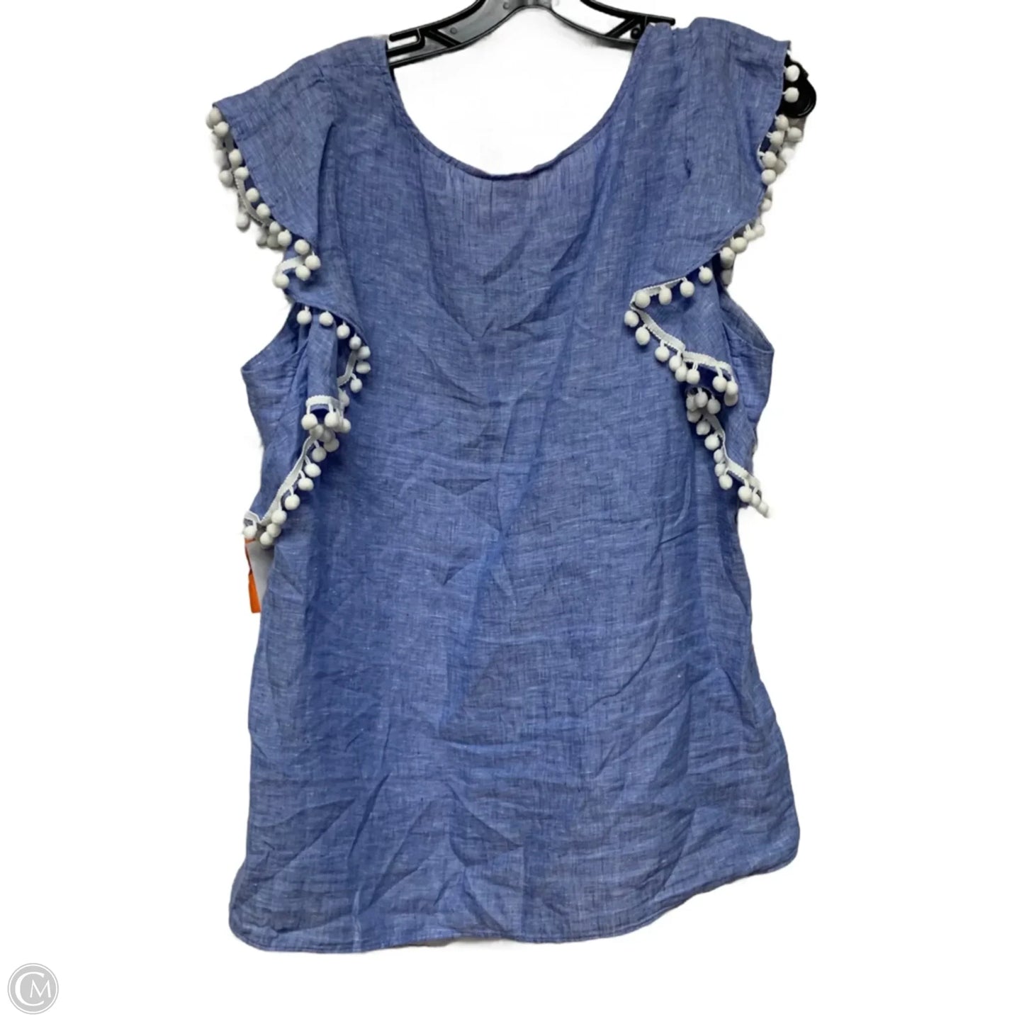 Top Sleeveless Designer By Lilly Pulitzer In Blue, Size: L