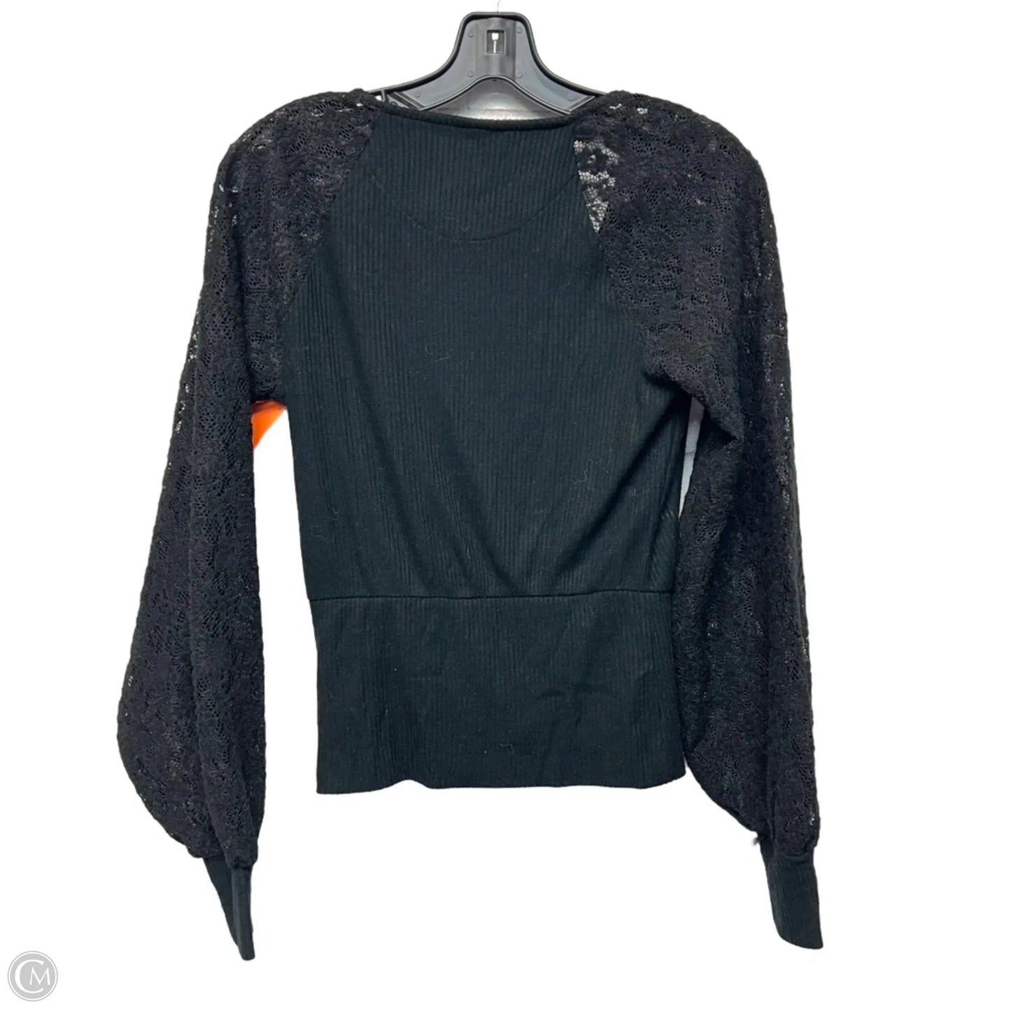 Top Long Sleeve By Anthropologie In Black, Size: Xs
