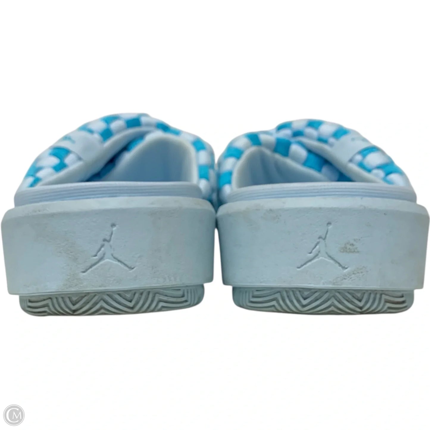Sandals Luxury Designer By Jordan In Blue, Size: 5