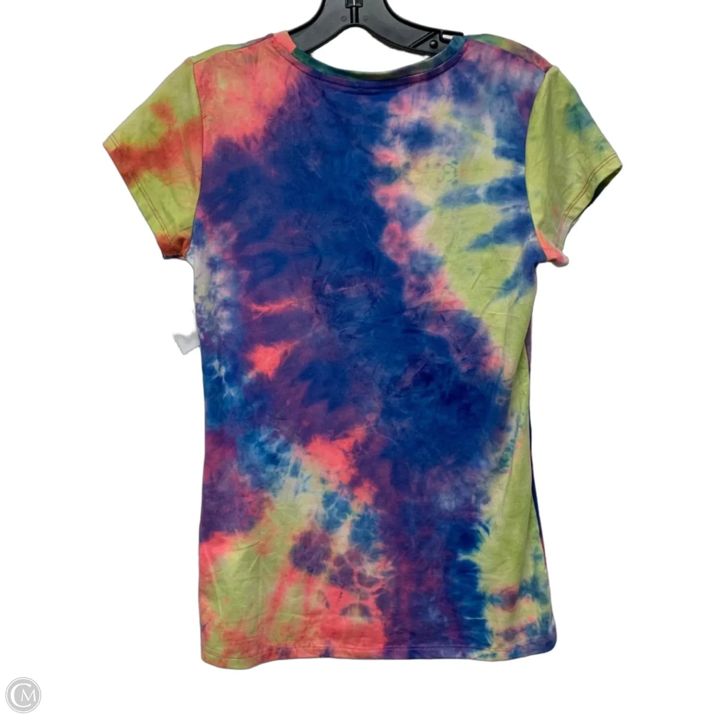 Top Short Sleeve By Emme In Tie Dye Print, Size: L