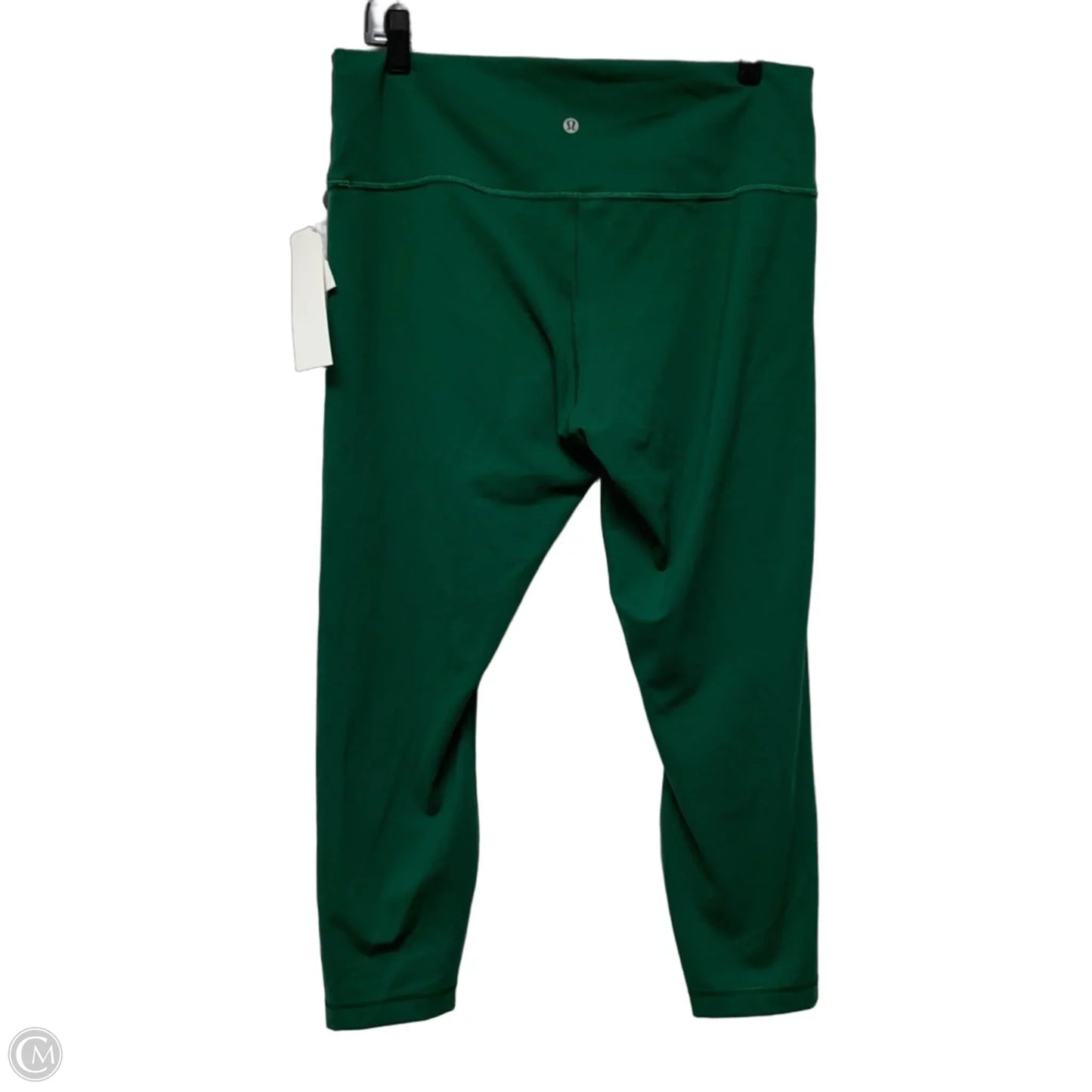 Athletic Leggings By Lululemon In Green, Size: Xl