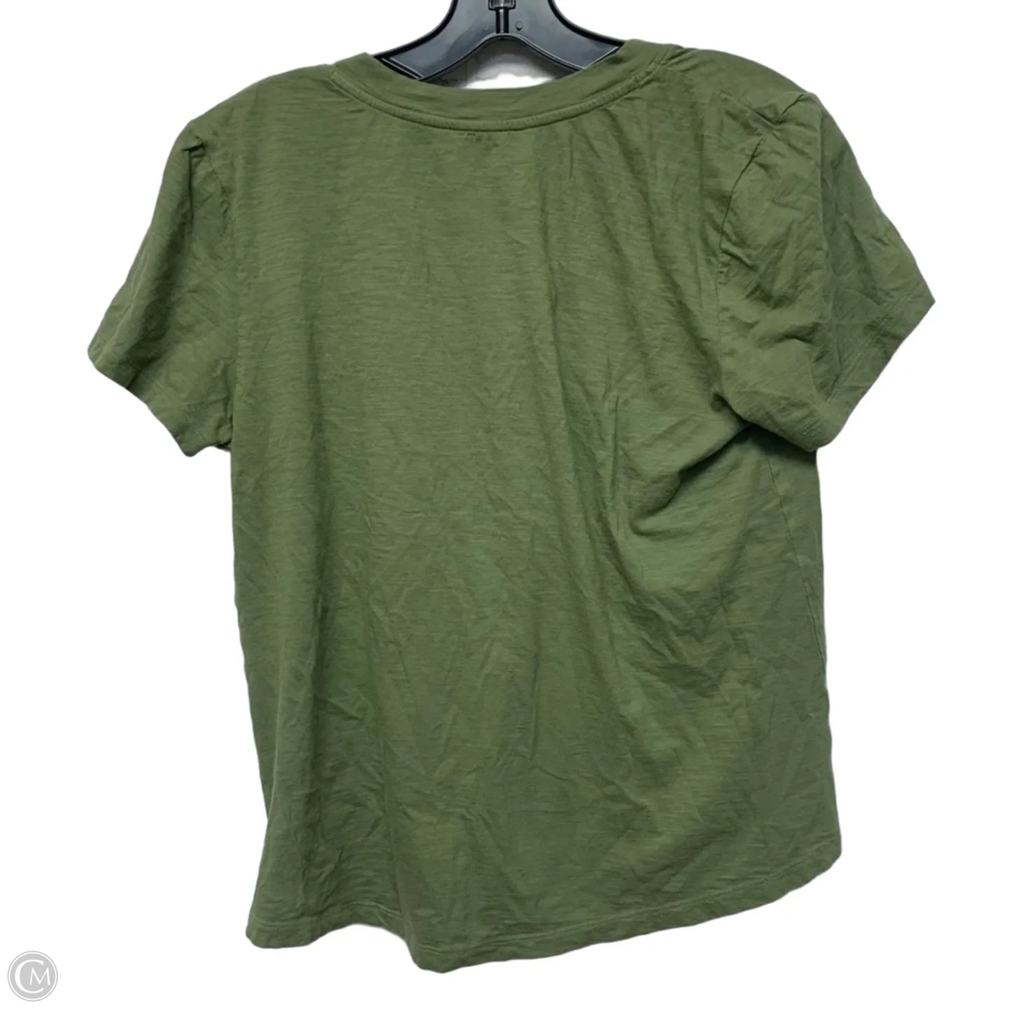 Top Short Sleeve Basic By Loft In Green, Size: M