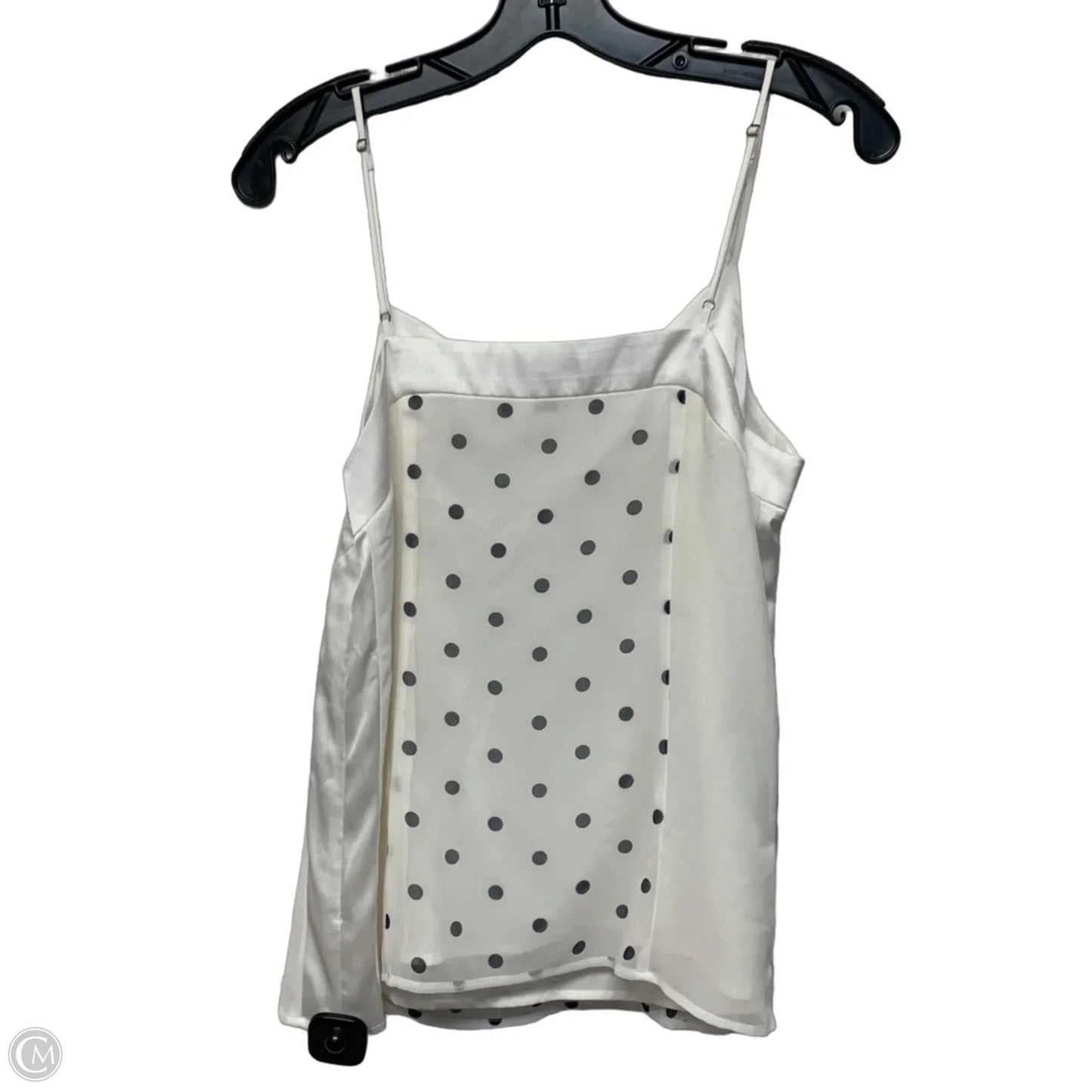 Blouse Sleeveless By Banana Republic In Polkadot Pattern, Size: S