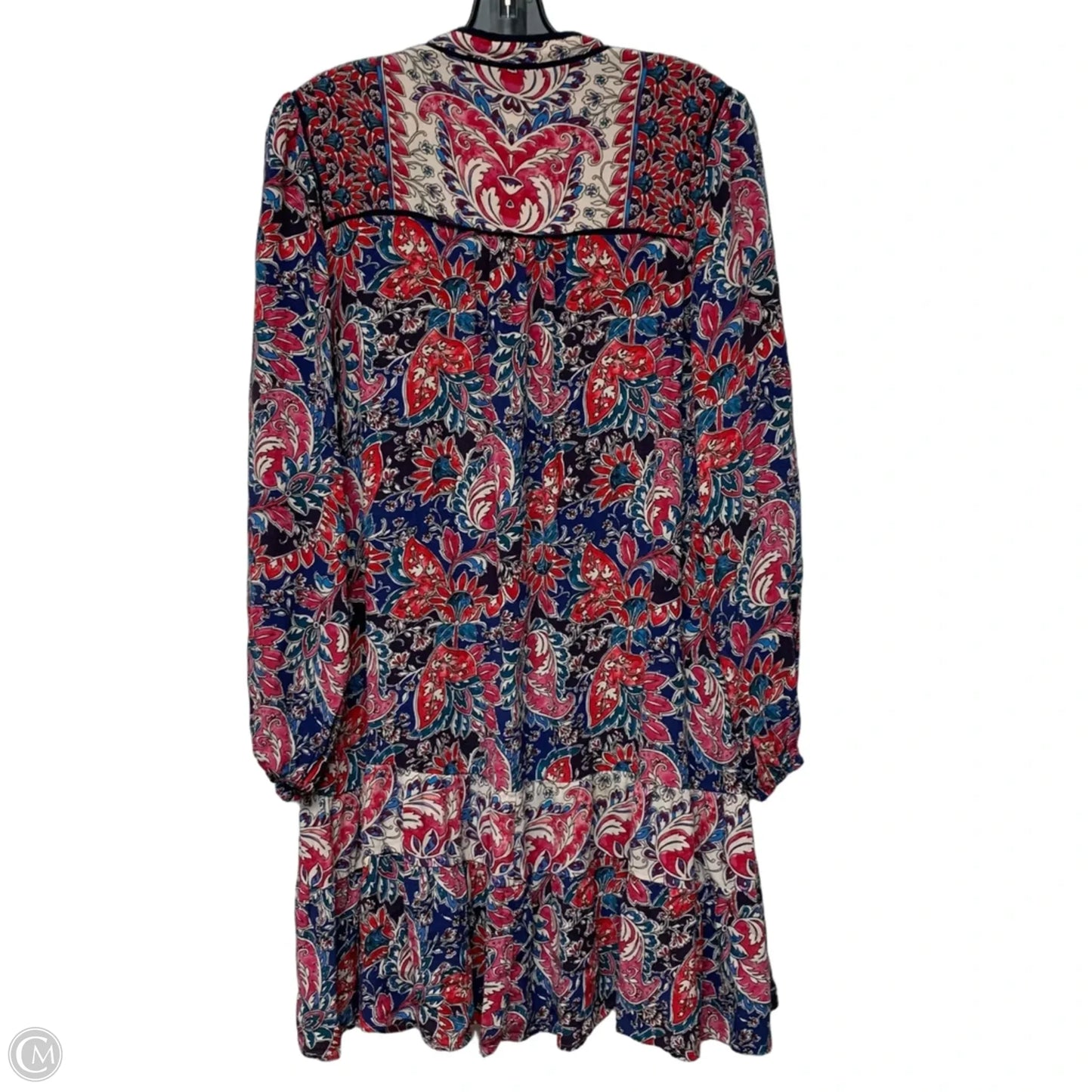 Dress Designer By Farm Rio In Blue & Red, Size: Xl