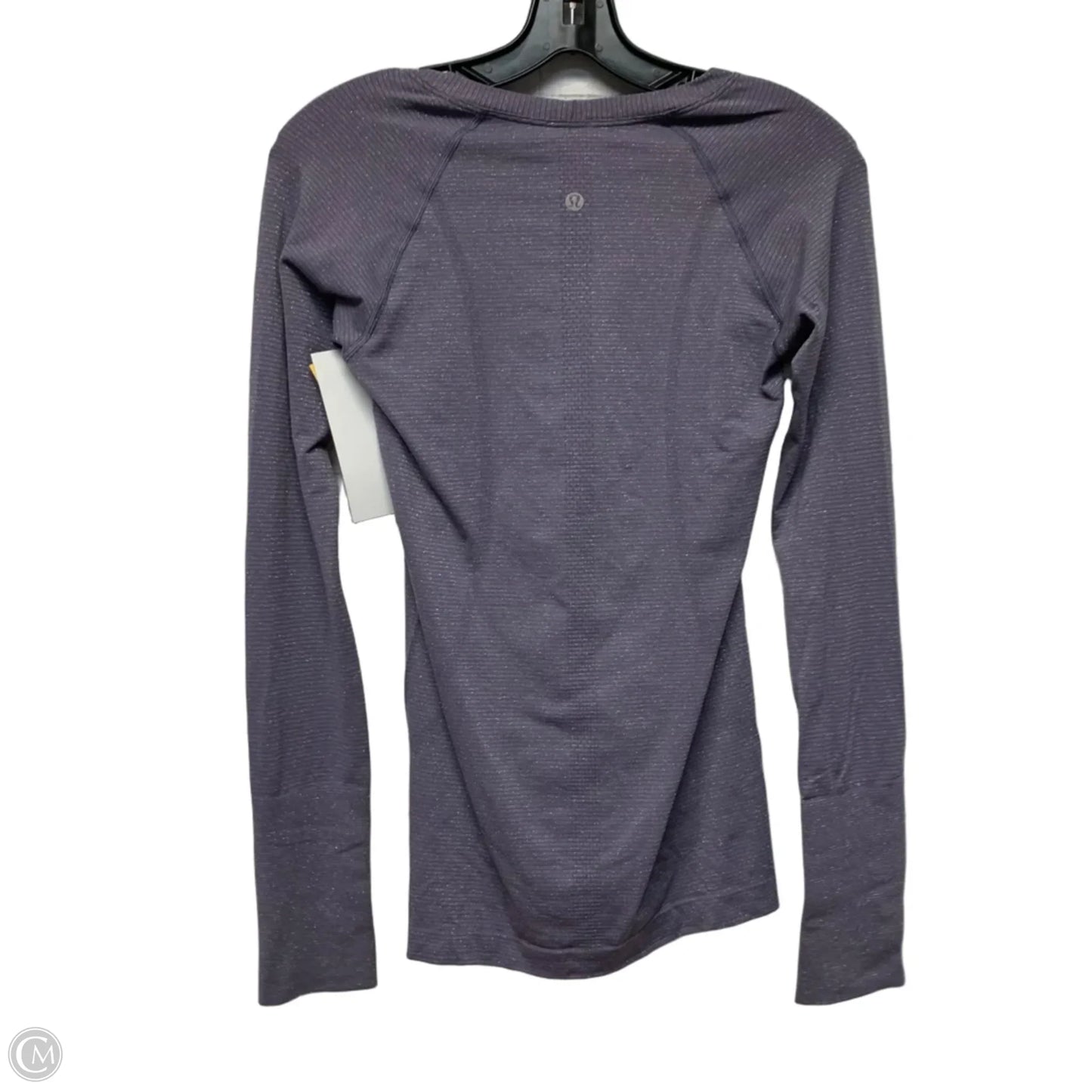 Athletic Top Long Sleeve Crewneck By Lululemon In Purple, Size: S