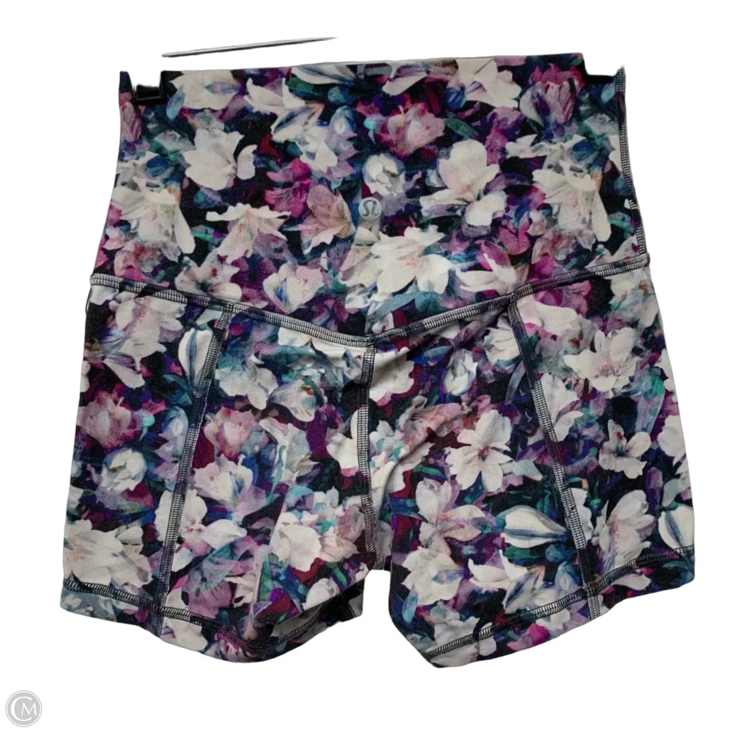 Athletic Shorts By Lululemon In Floral Print, Size: Xs