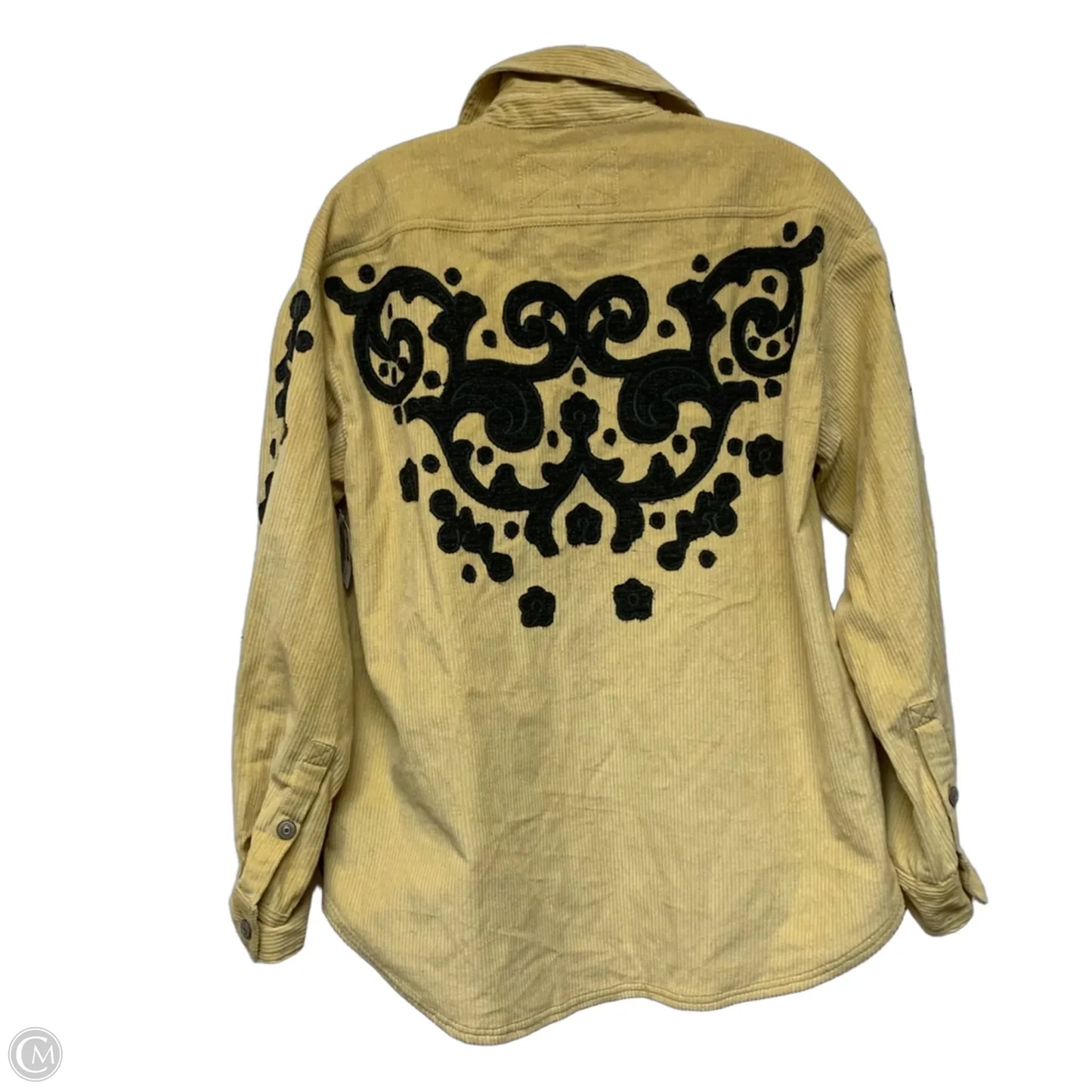 Jacket Shirt By We The Free In Yellow, Size: Xs