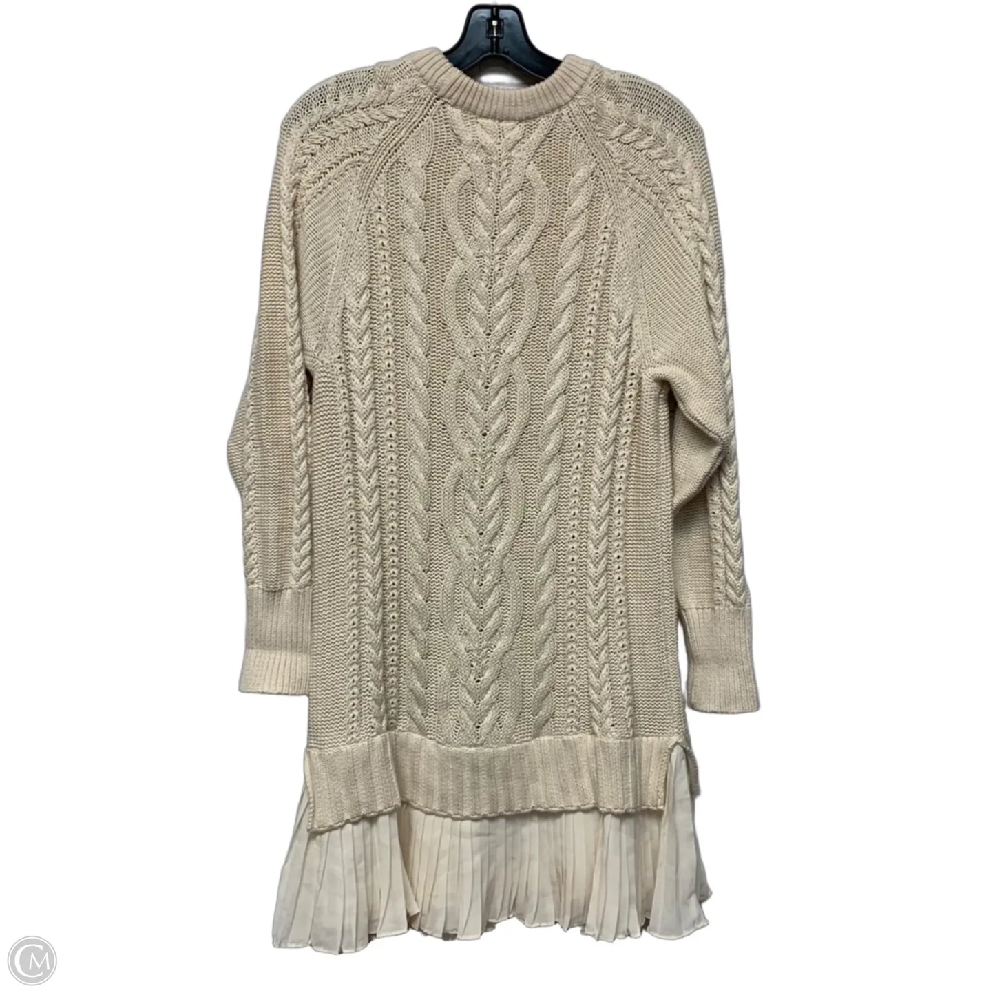 Dress Sweater By Anthropologie In Cream, Size: Xs