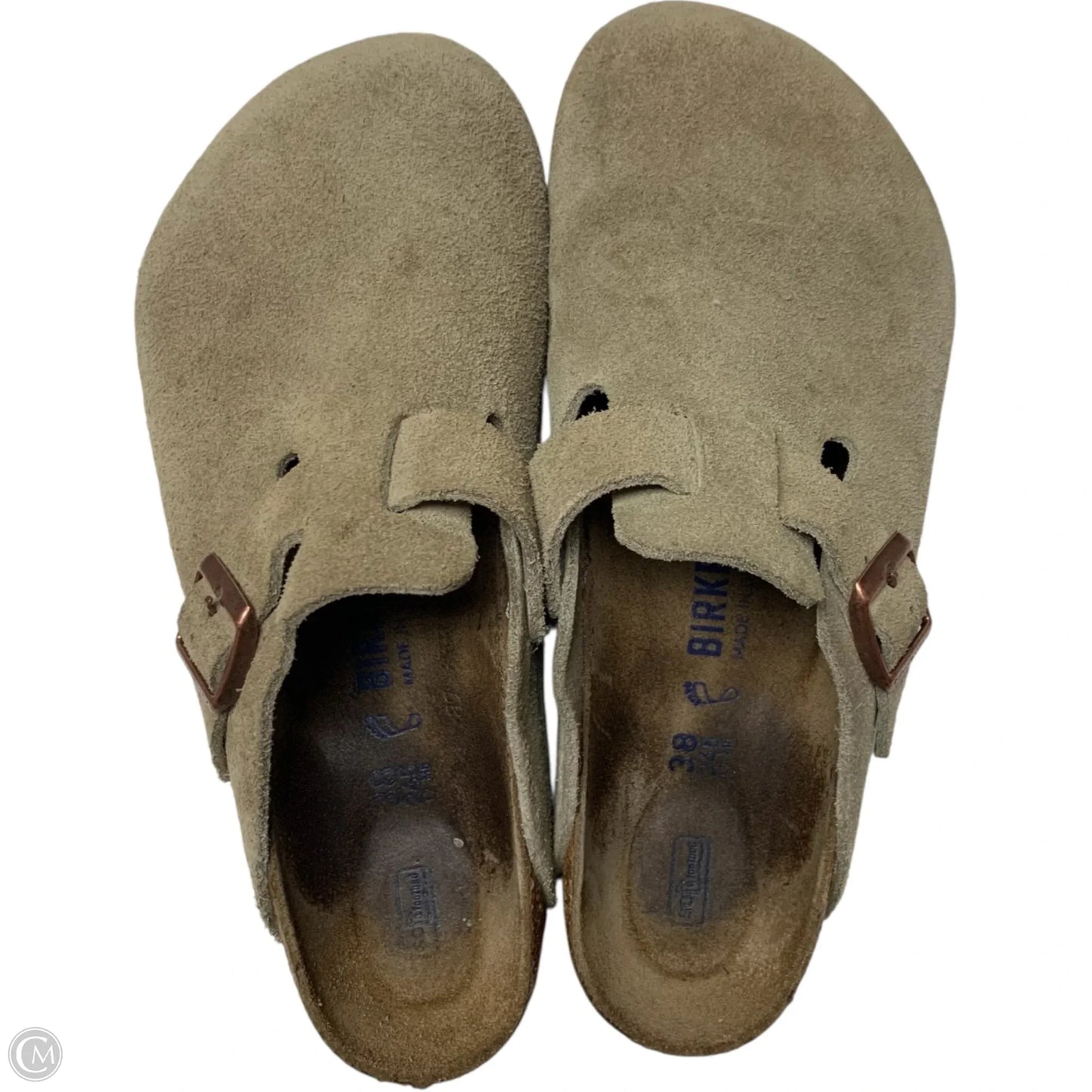 Shoes Flats By Birkenstock In Tan, Size: 7